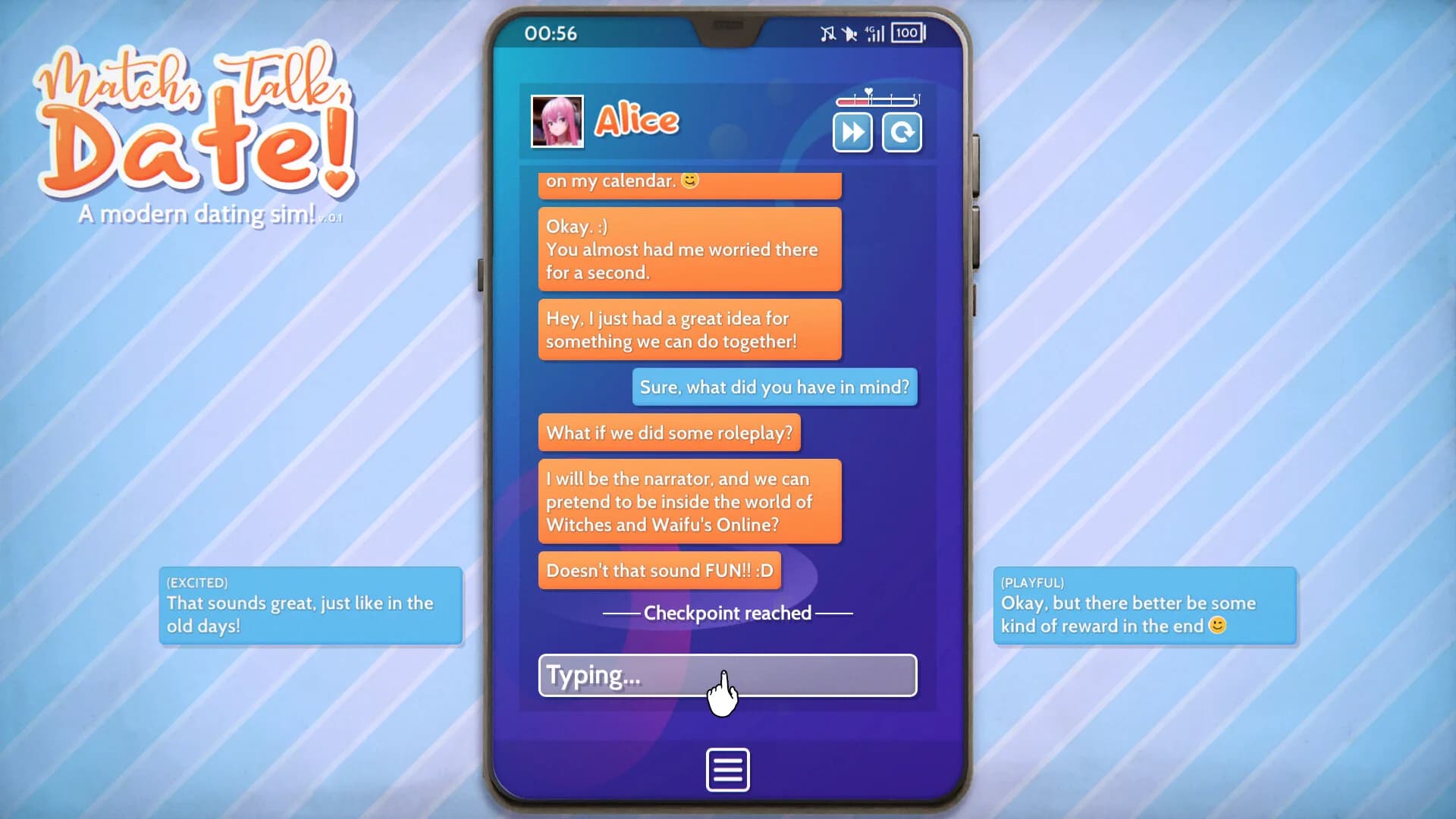 Match, Talk, Date! - A modern dating sim! görsel 15