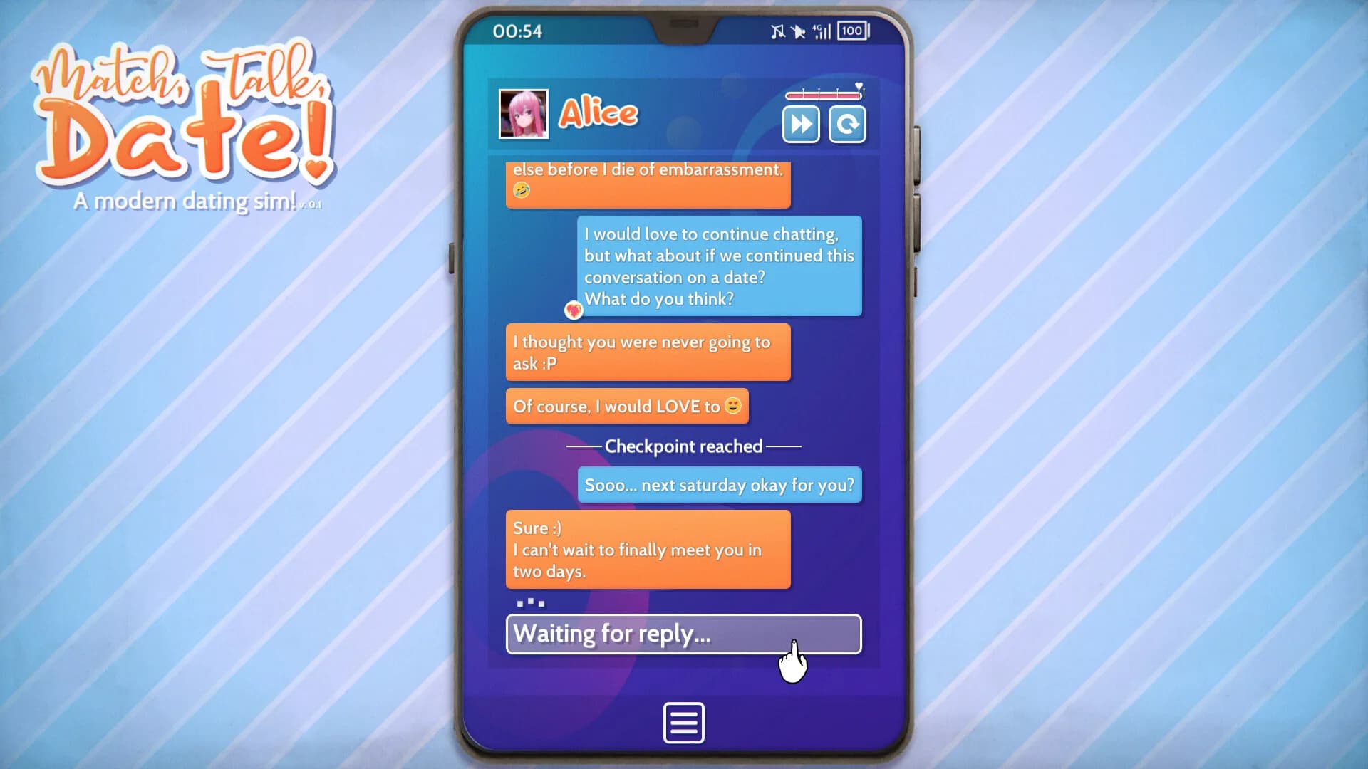 Match, Talk, Date! - A modern dating sim! görsel 11