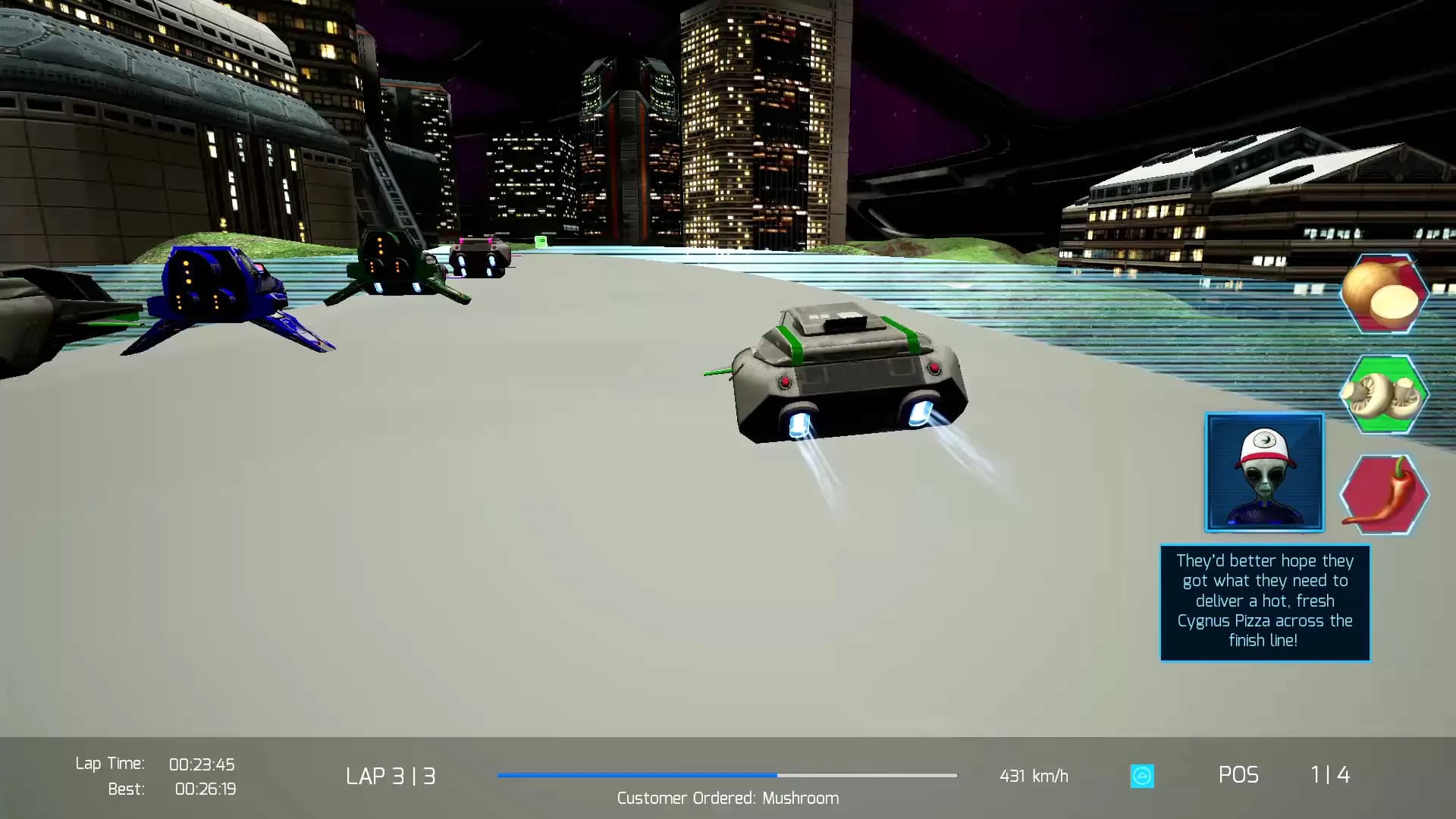 Cygnus Pizza Race görsel 6