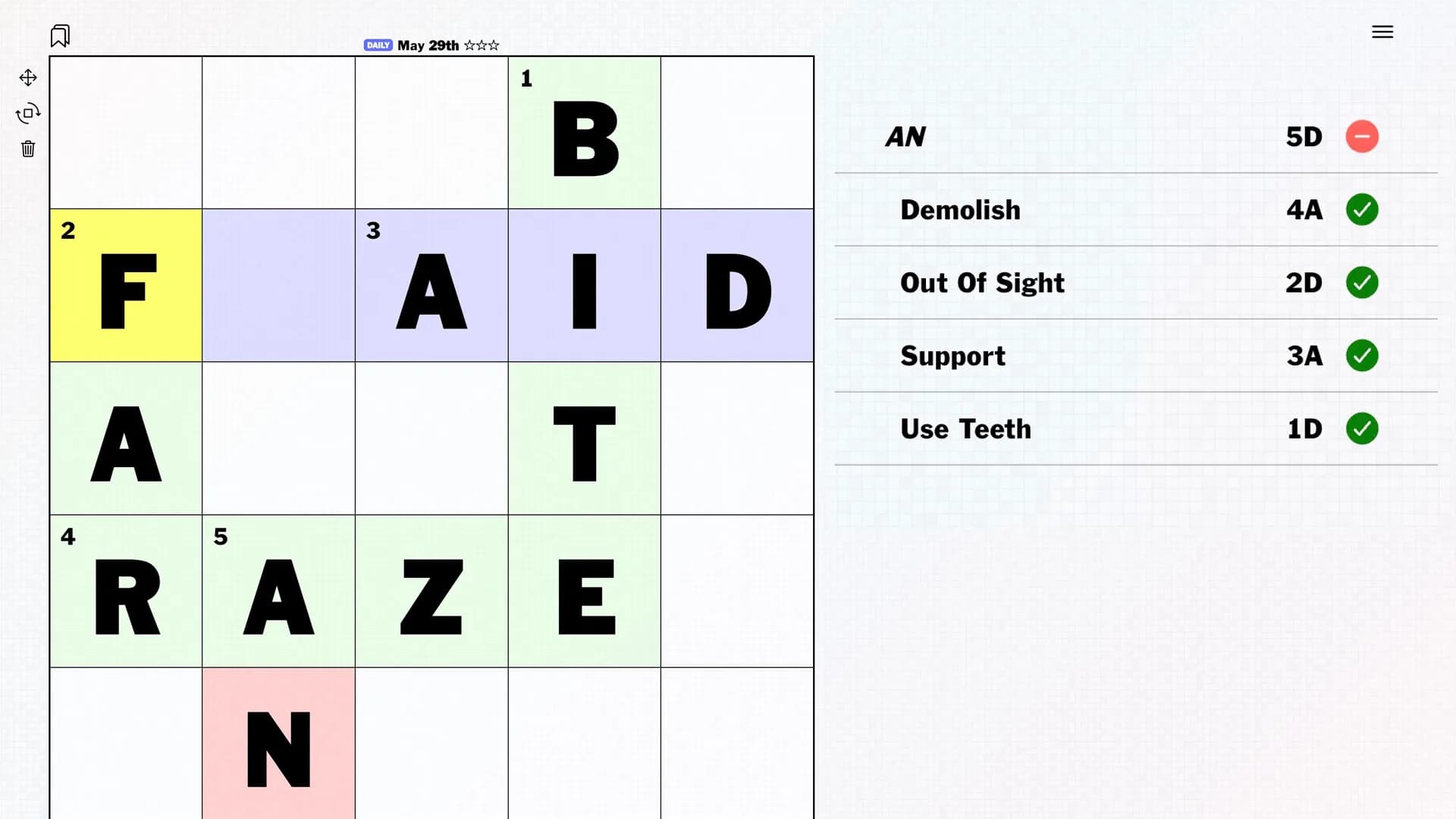 CrossAbout: Crosswords in Reverse (300★) görsel 5