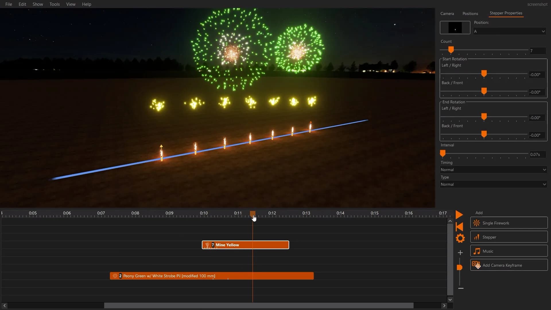 FWsim - Fireworks Display Simulator görsel 3