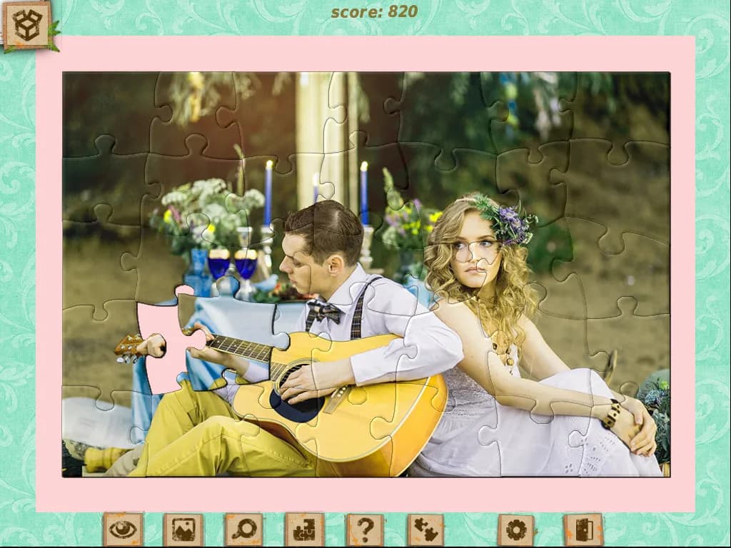 1001 Jigsaw Home Sweet Home Wedding Ceremony görsel 3
