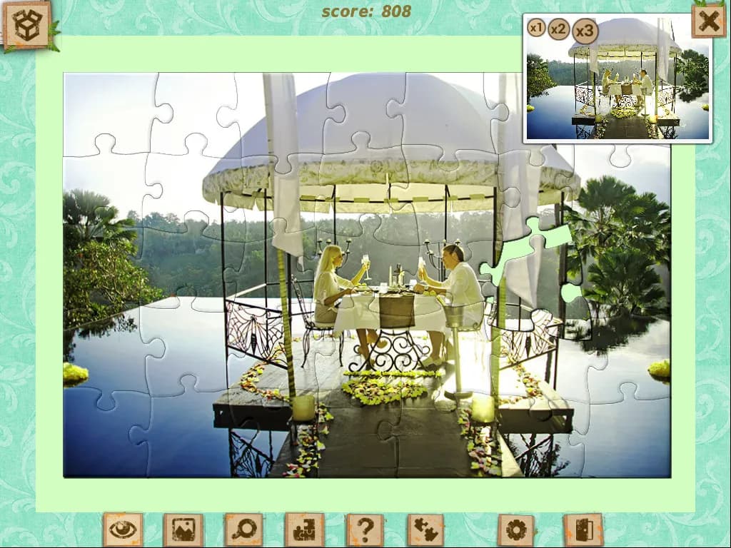 1001 Jigsaw Home Sweet Home Wedding Ceremony görsel 6