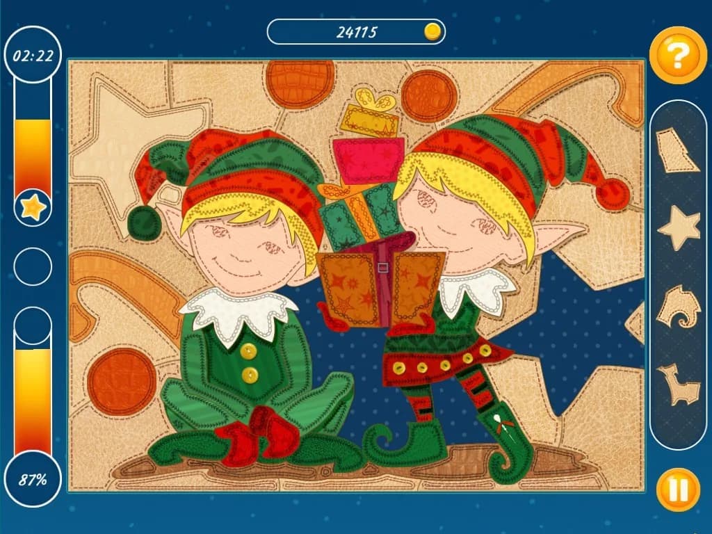 Christmas Mosaic Puzzle görsel 2