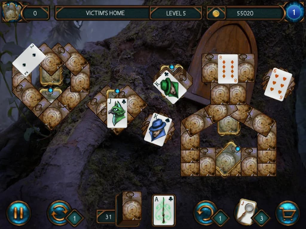 Detective Solitaire: Inspector Magic And The Forbidden Magic görsel 3
