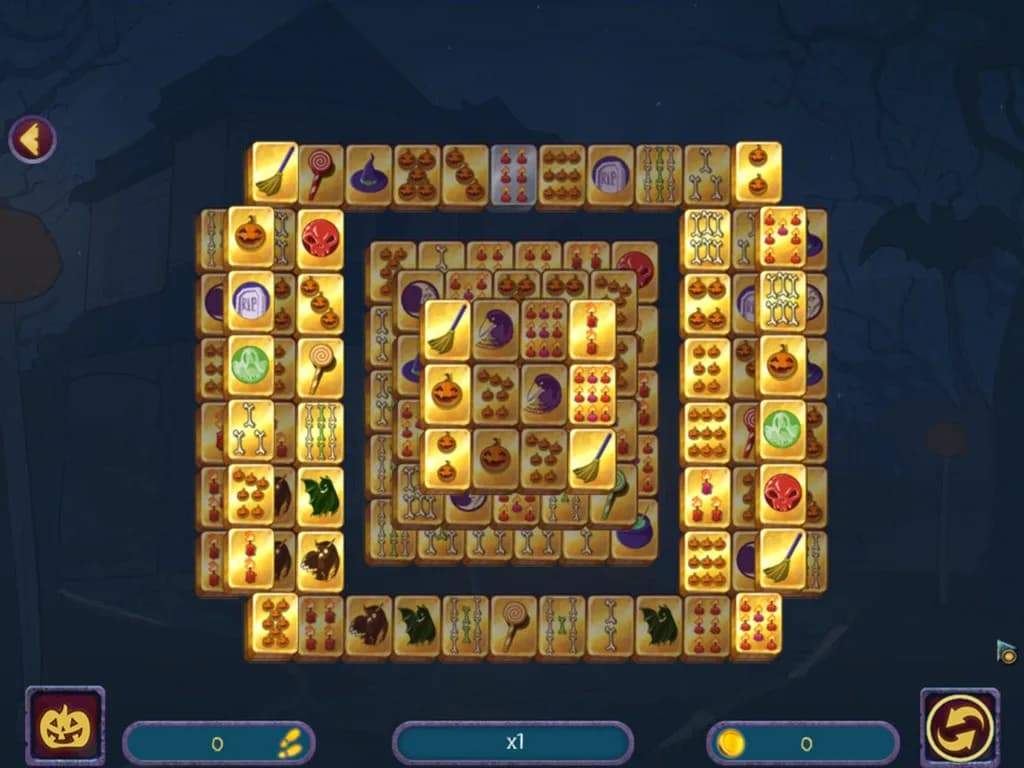 Halloween Night Mahjong görsel 5