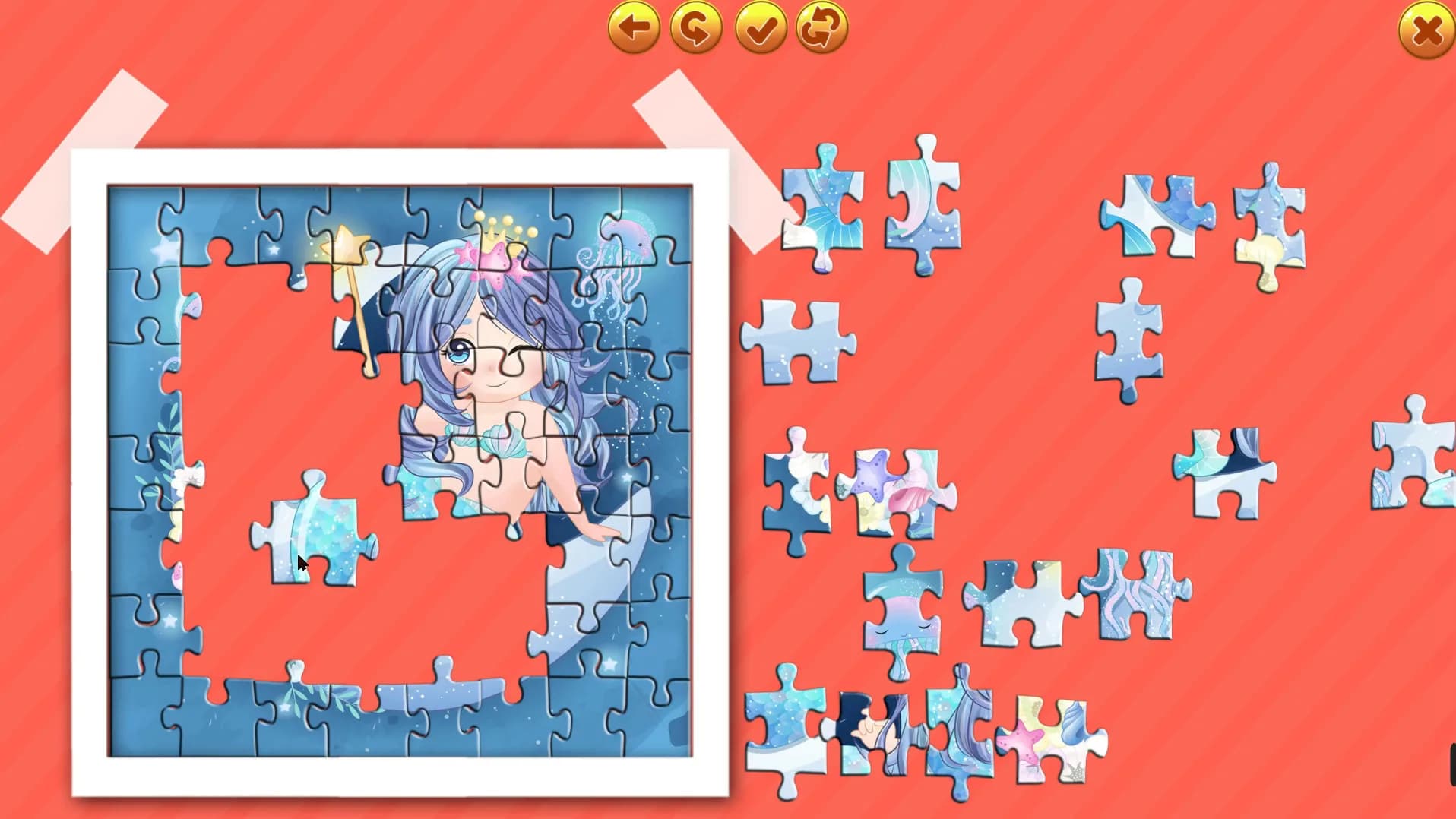 Cute animal jigsaw puzzle görsel 6