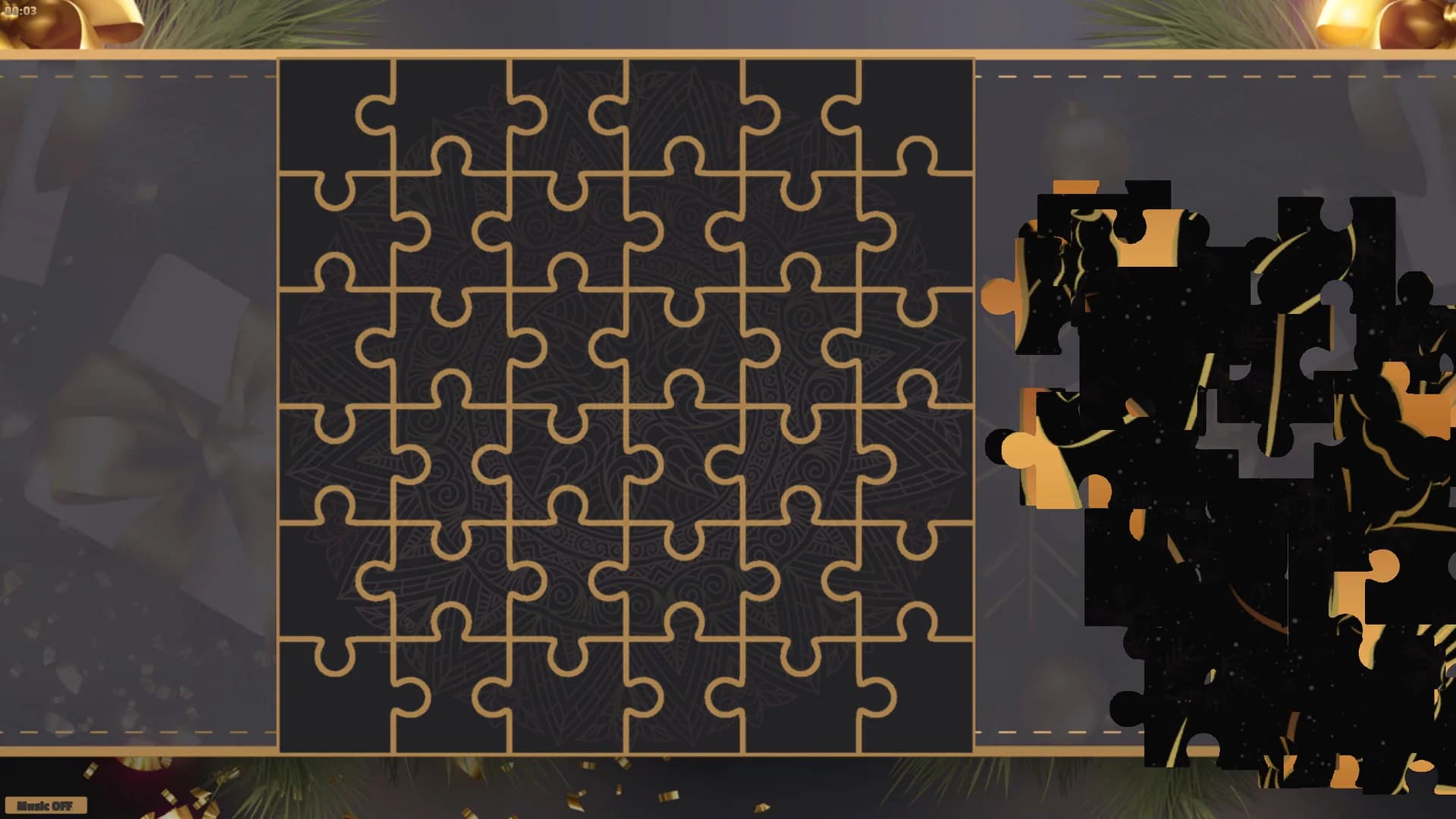 LineArt Jigsaw Puzzle - Erotica Christmas görsel 6