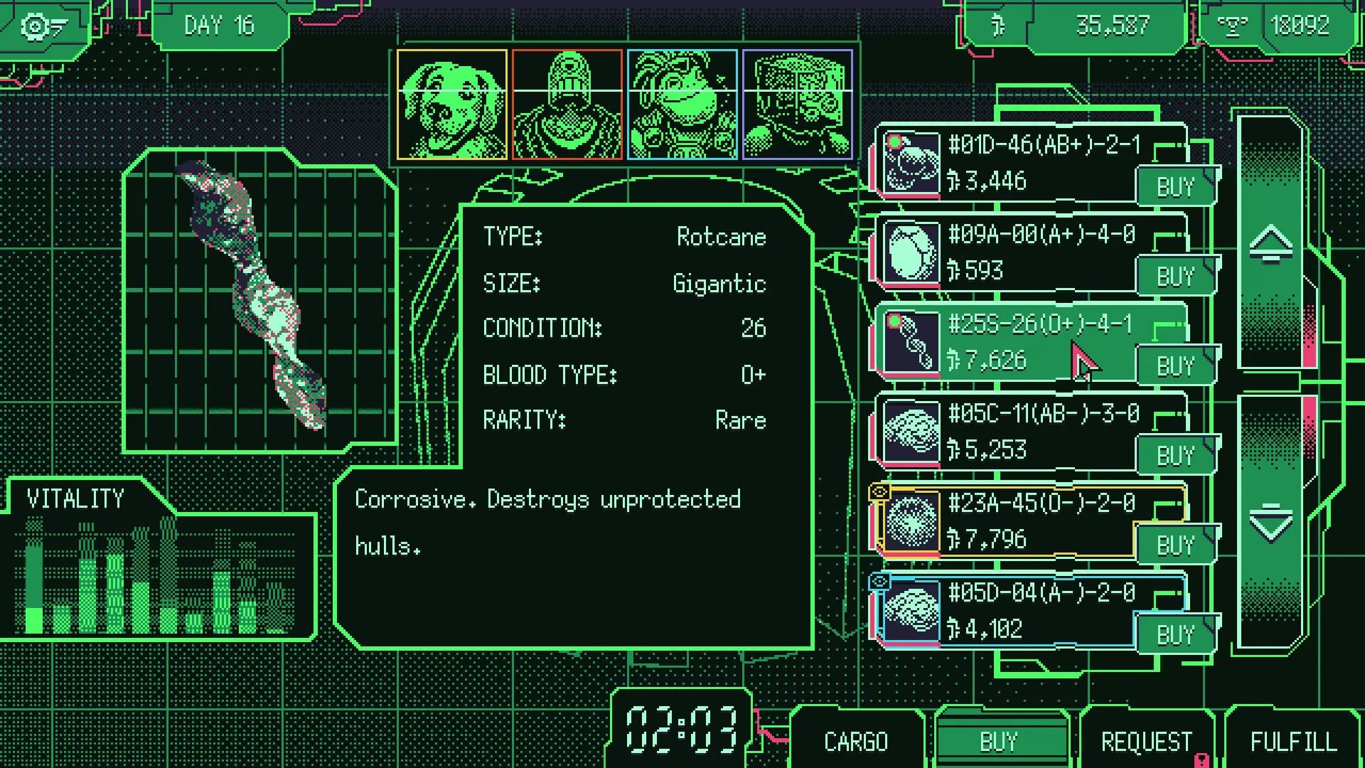 Space Warlord Organ Trading Simulator görsel 2