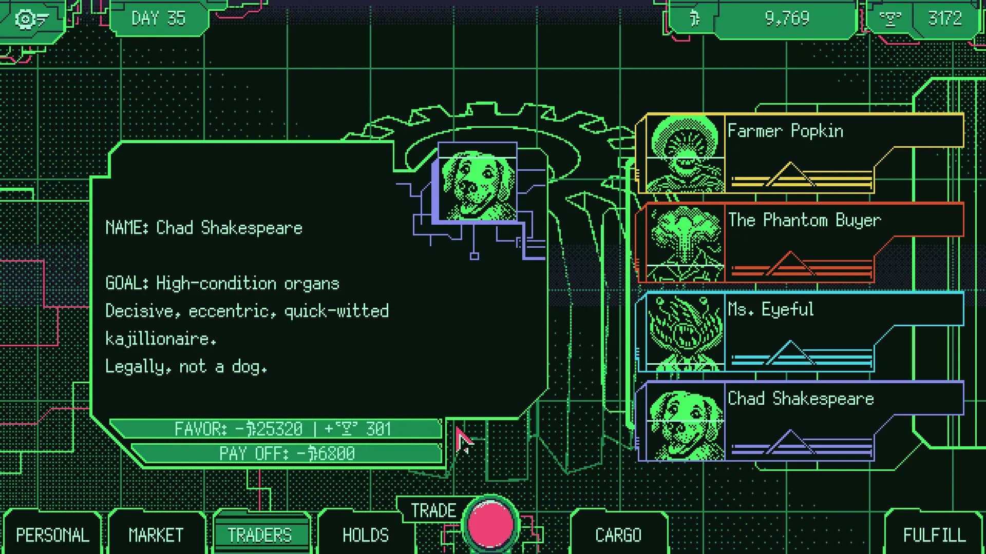 Space Warlord Organ Trading Simulator görsel 6