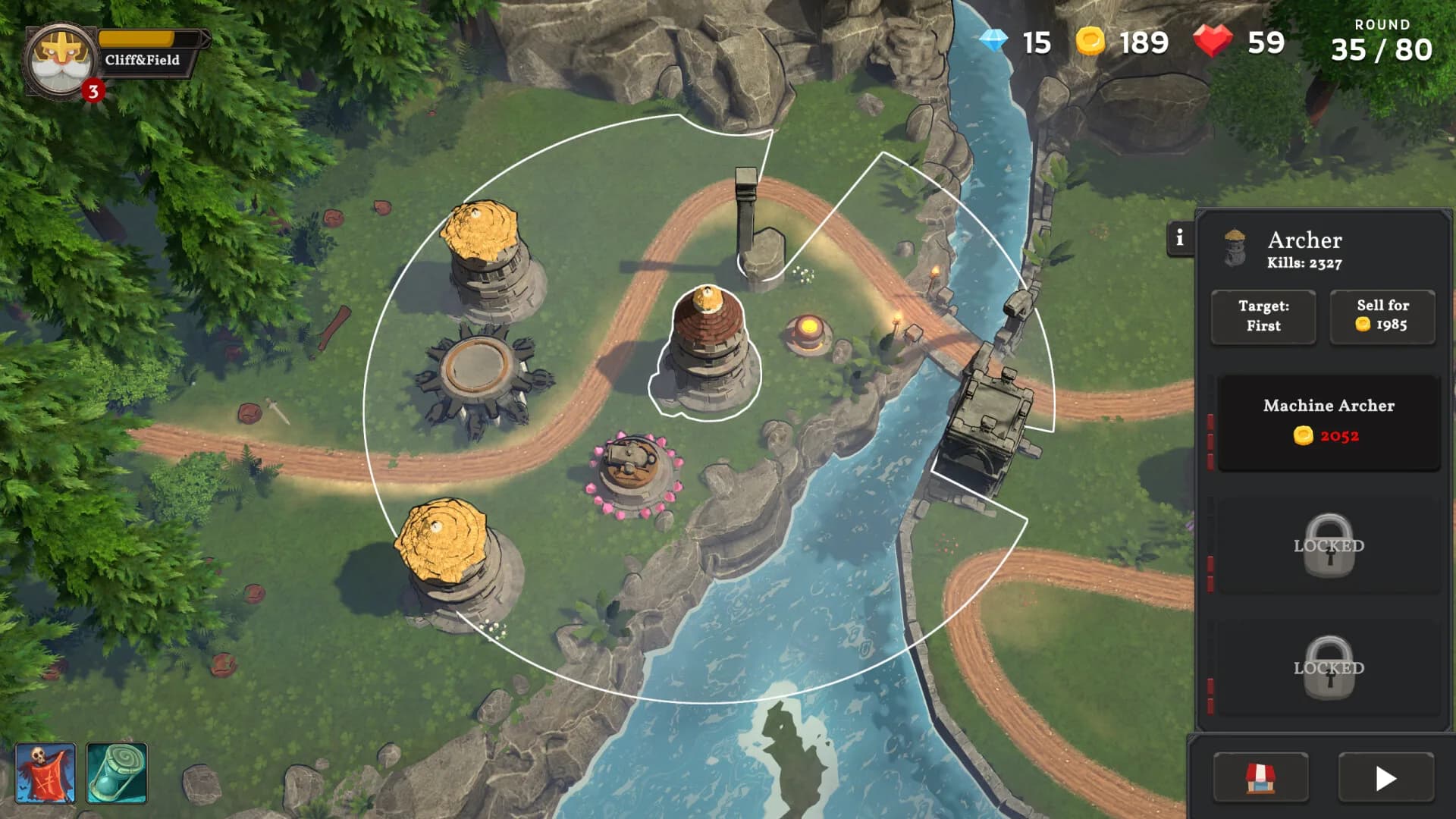 Cliff & Field Tower Defense görsel 2