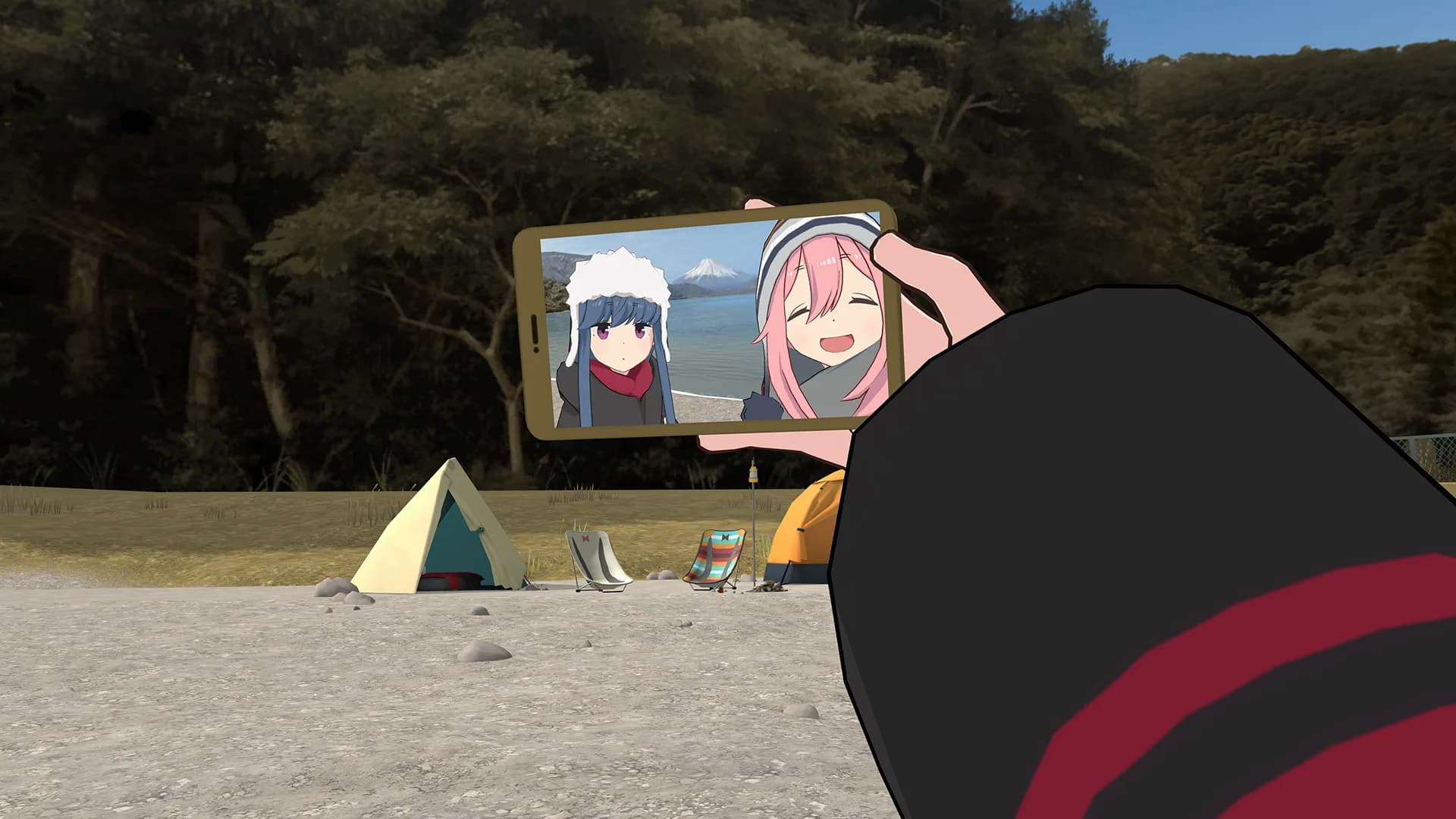 Laid-Back Camp - Virtual - Lake Motosu görsel 3
