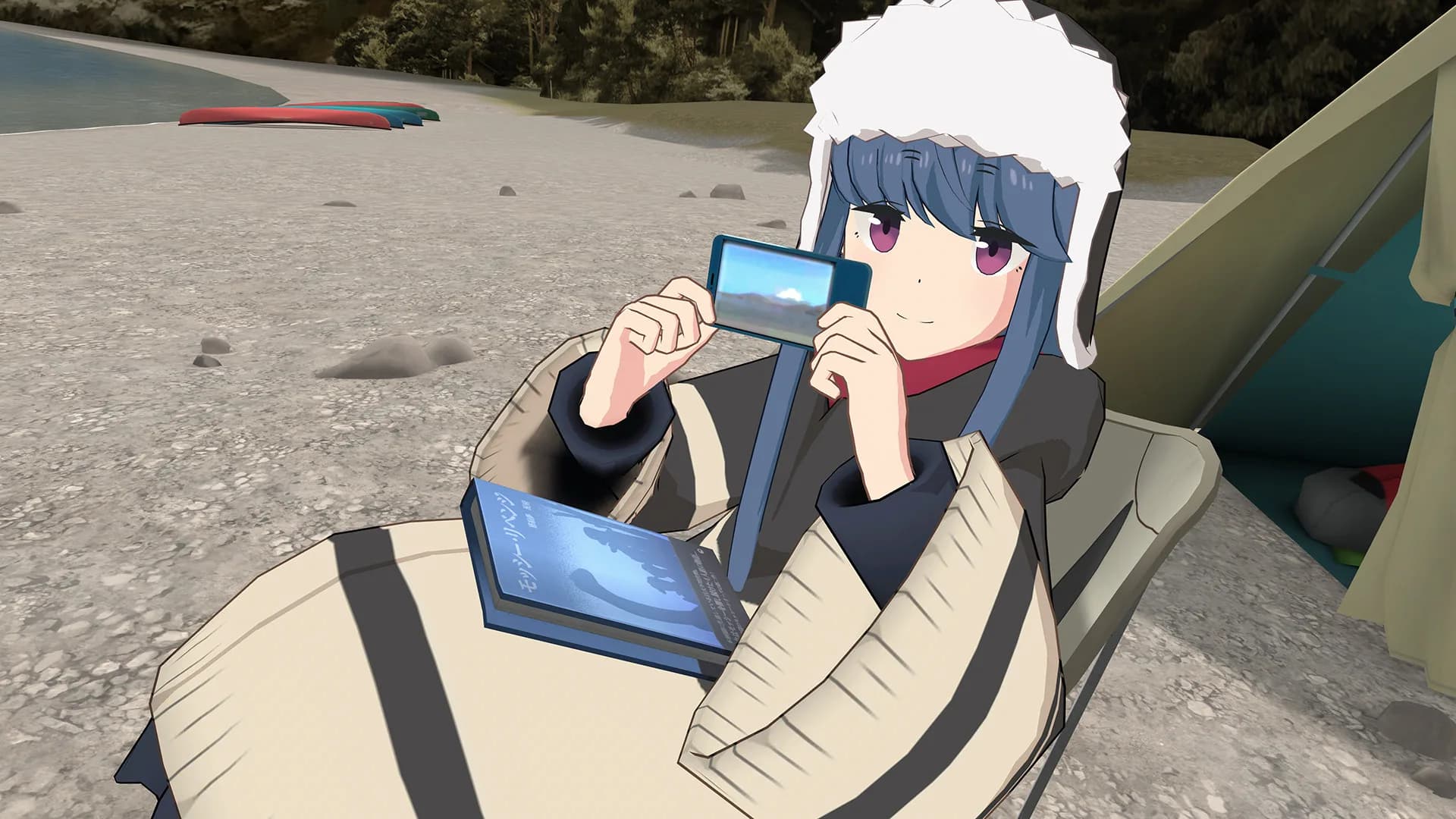 Laid-Back Camp - Virtual - Lake Motosu görsel 4