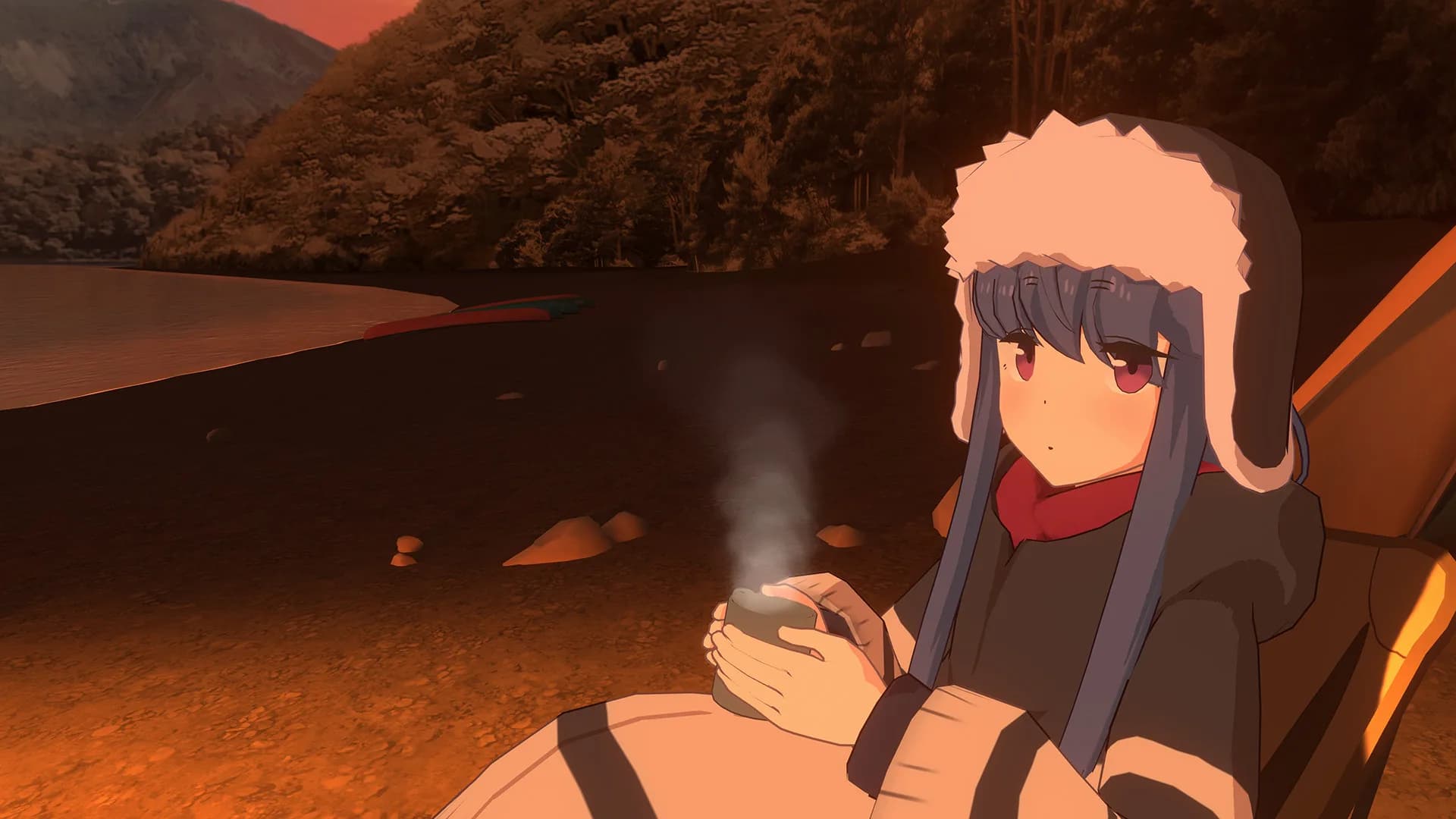 Laid-Back Camp - Virtual - Lake Motosu görsel 5