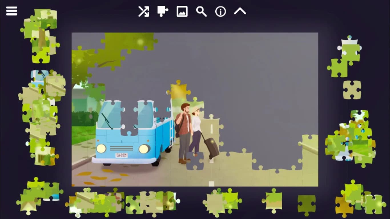 Kombi Travels - Jigsaw Landscapes görsel 14