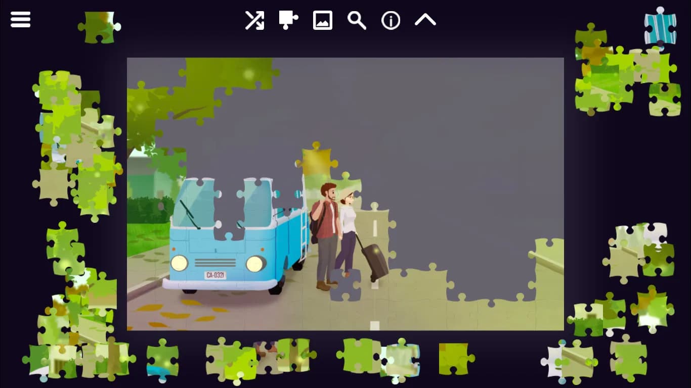 Kombi Travels - Jigsaw Landscapes görsel 10