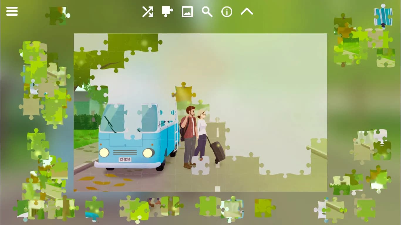 Kombi Travels - Jigsaw Landscapes görsel 11