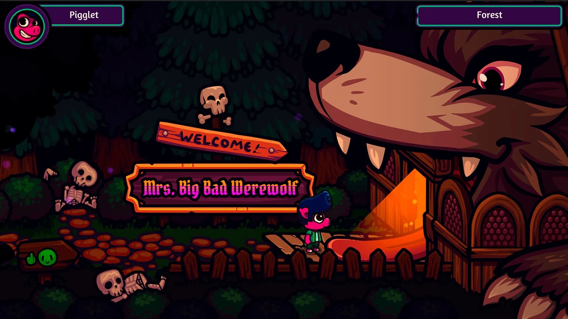 Pigglet in Mrs. Big Bad Werewolf görsel 2