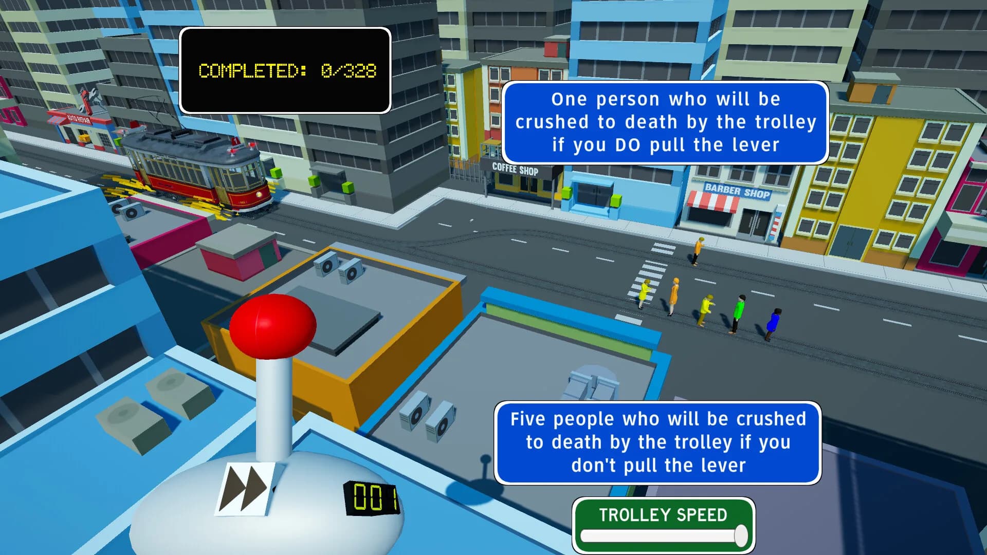 The Trolley Problem Game görsel 3