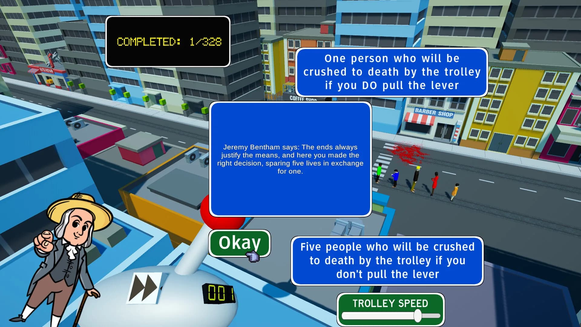 The Trolley Problem Game görsel 4
