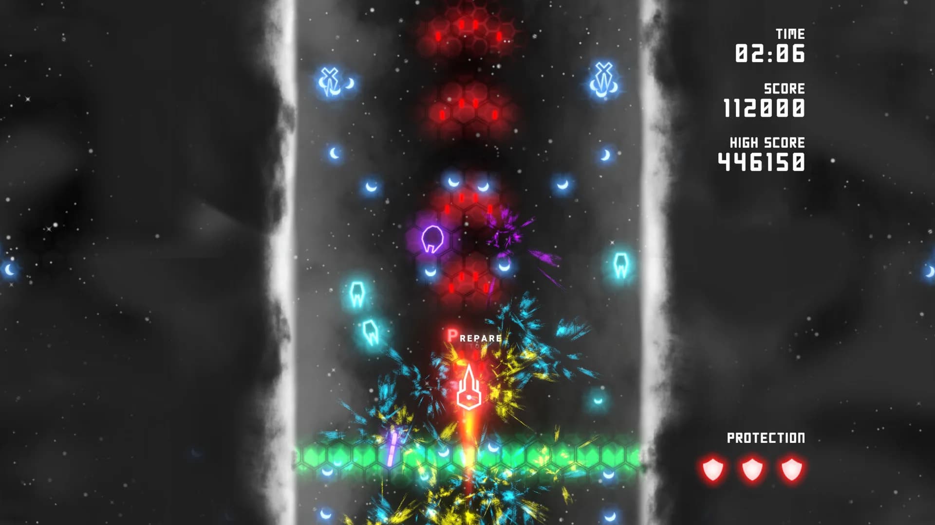 Neon Ships: The Type'em Up Shooter görsel 3
