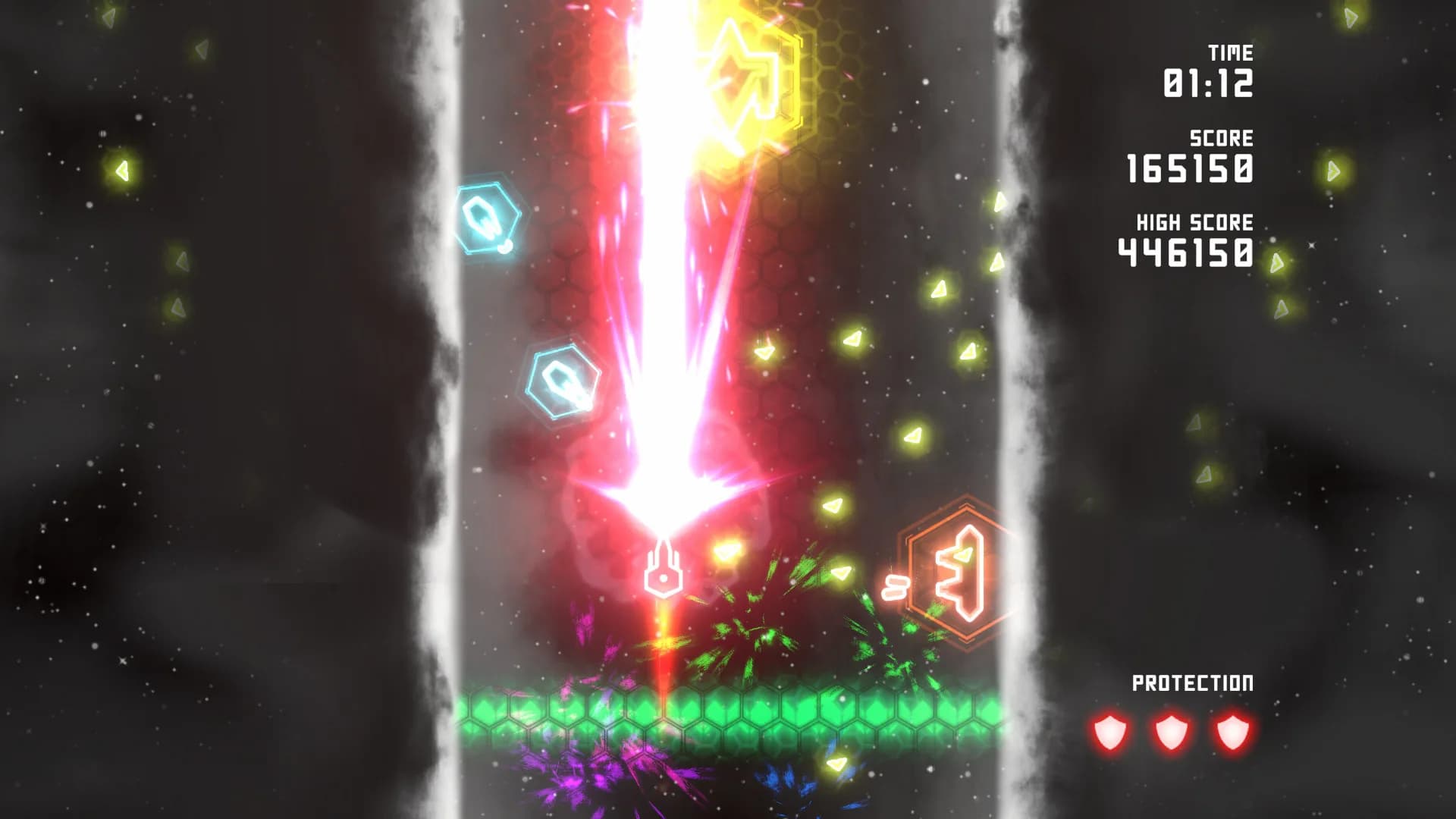 Neon Ships: The Type'em Up Shooter görsel 4