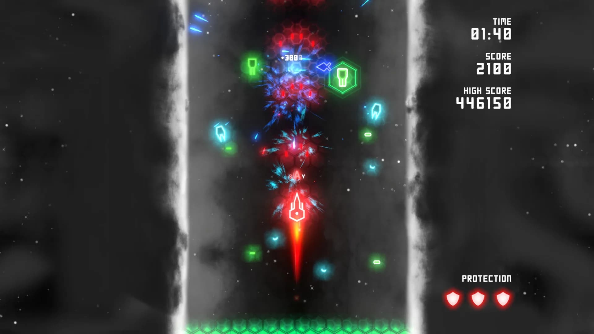 Neon Ships: The Type'em Up Shooter görsel 7