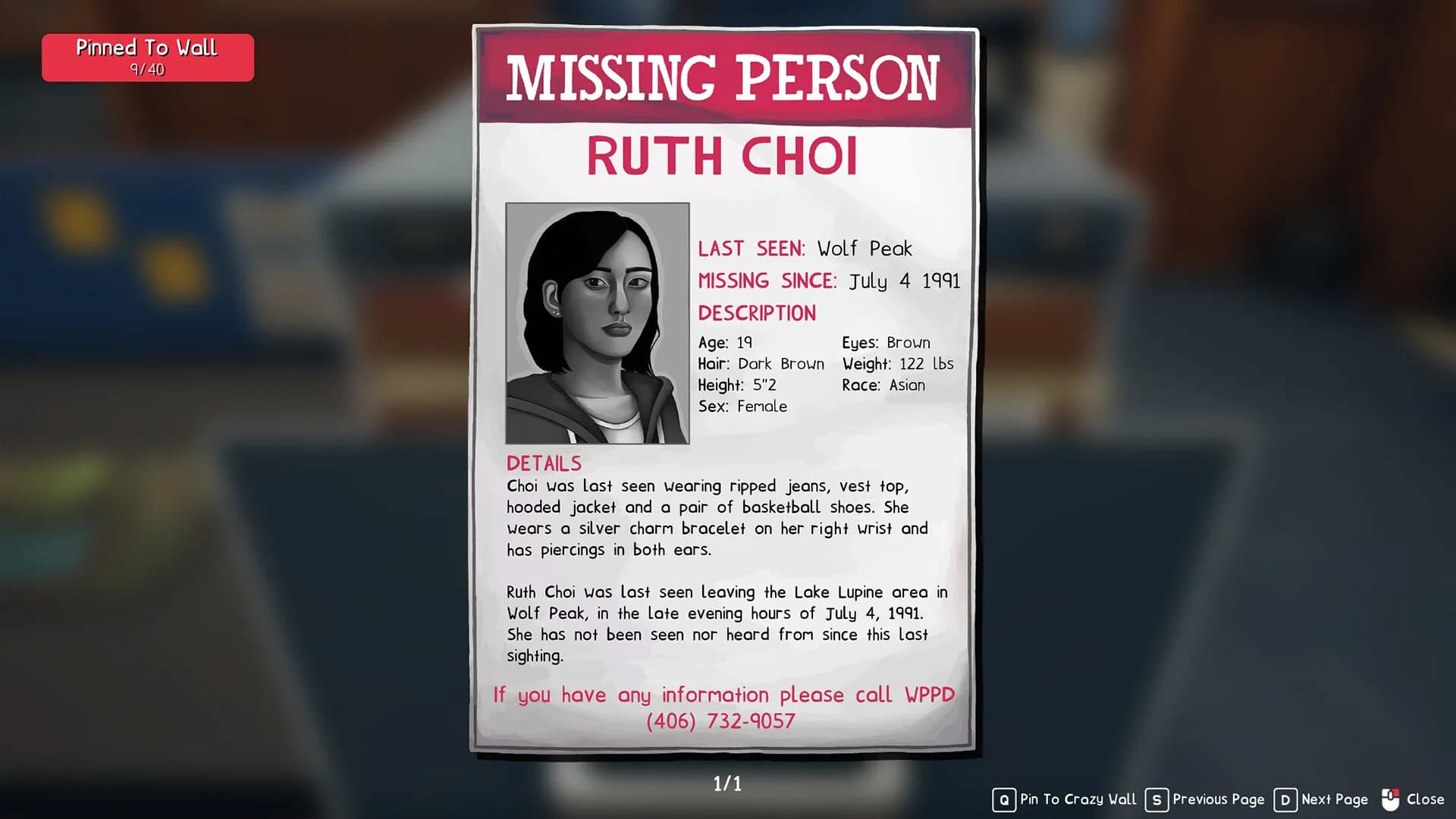 Wolf Peak: The Case of Ruth Choi görsel 5