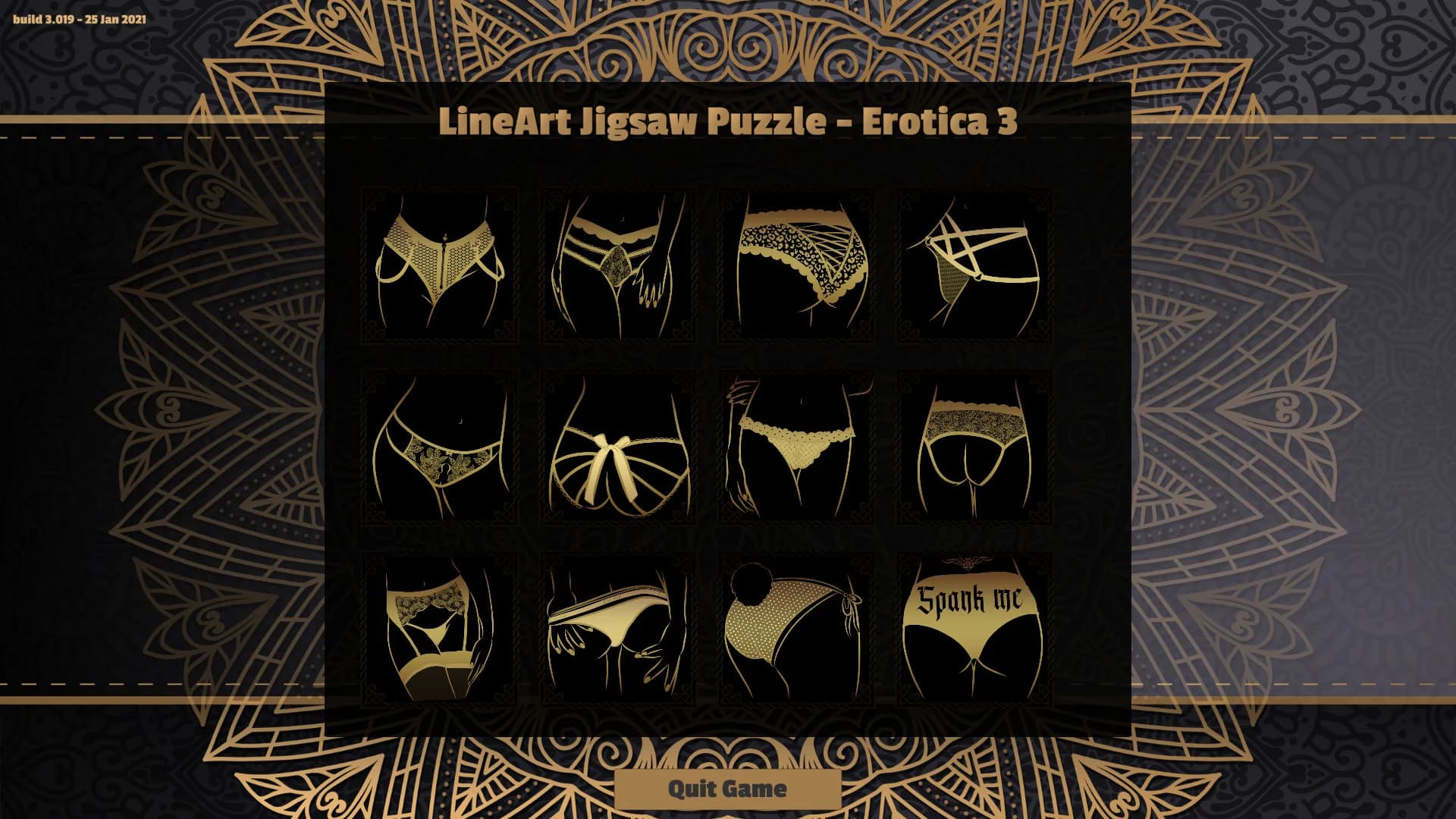 LineArt Jigsaw Puzzle - Erotica 3 görsel 2