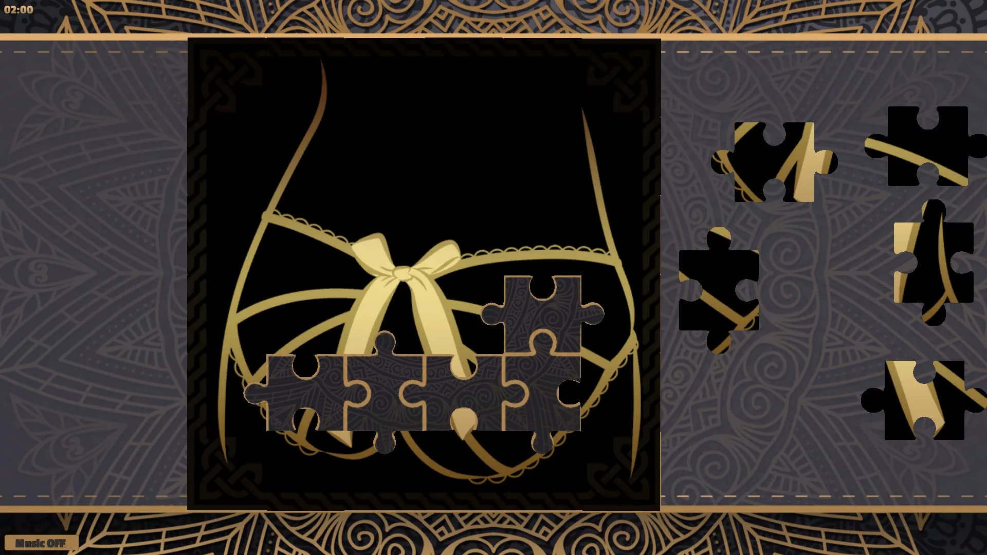 LineArt Jigsaw Puzzle - Erotica 3 görsel 4