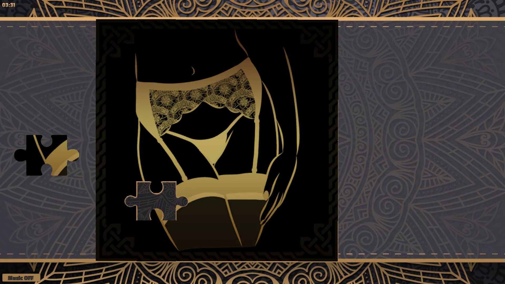 LineArt Jigsaw Puzzle - Erotica 3 görsel 5