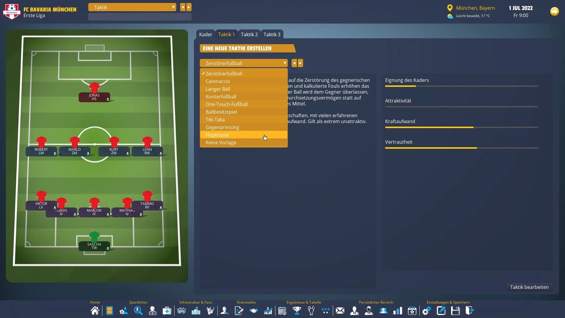 Startelf - Der Fußballmanager görsel 26