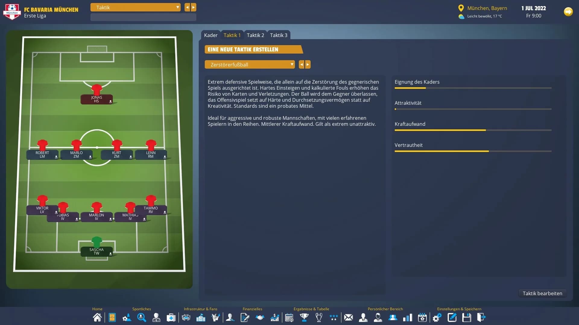 Startelf - Der Fußballmanager görsel 27