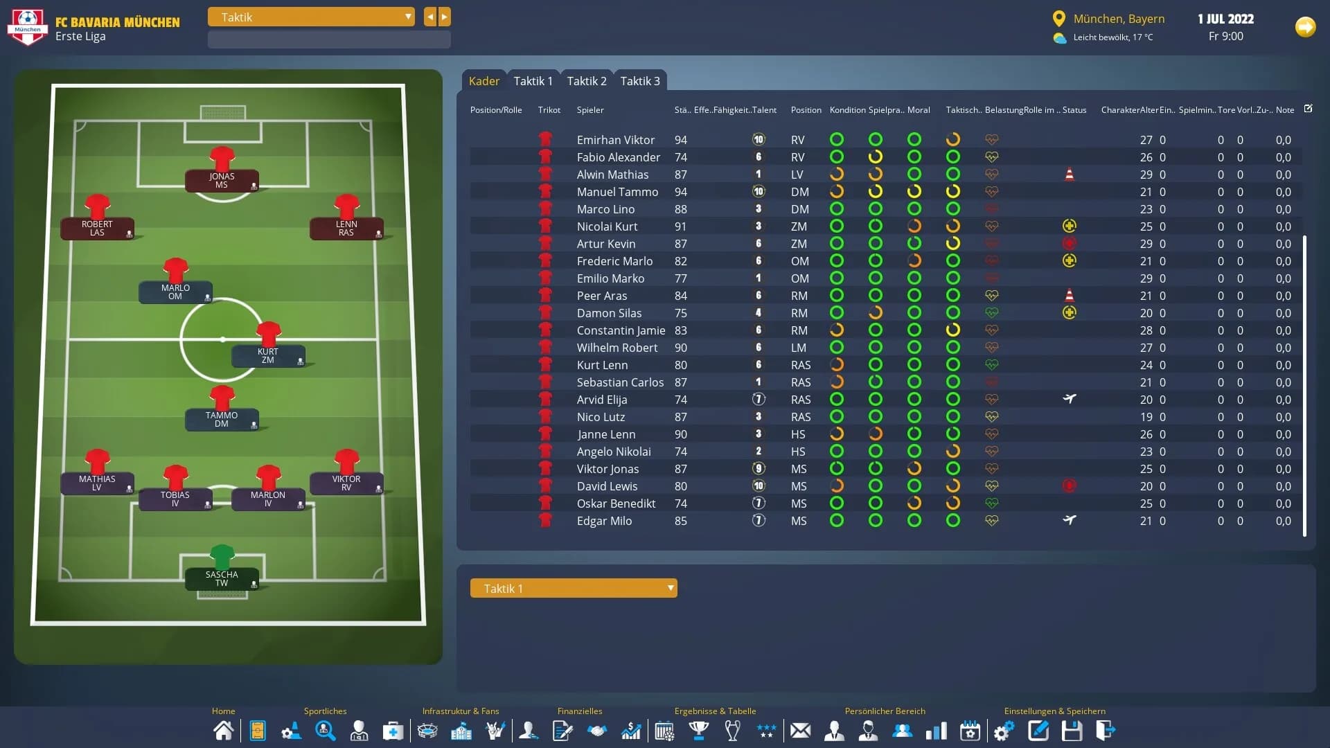 Startelf - Der Fußballmanager görsel 29