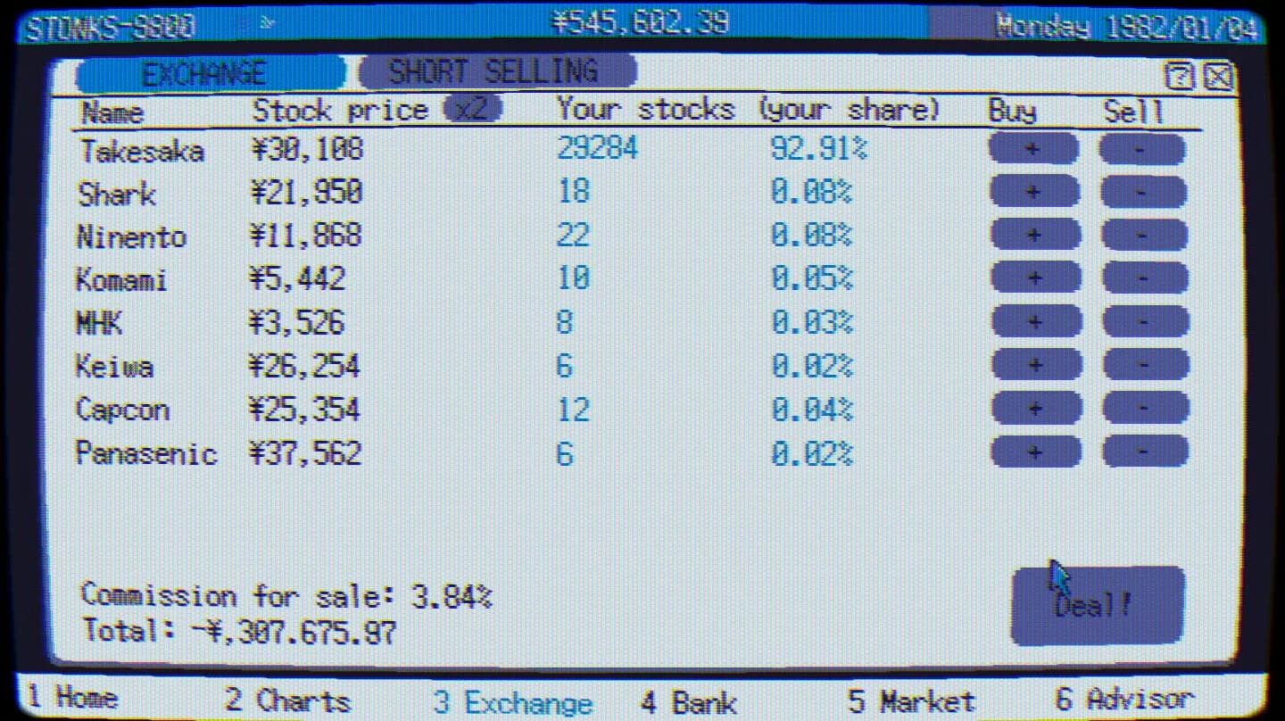 STONKS-9800: Stock Market Simulator görsel 9