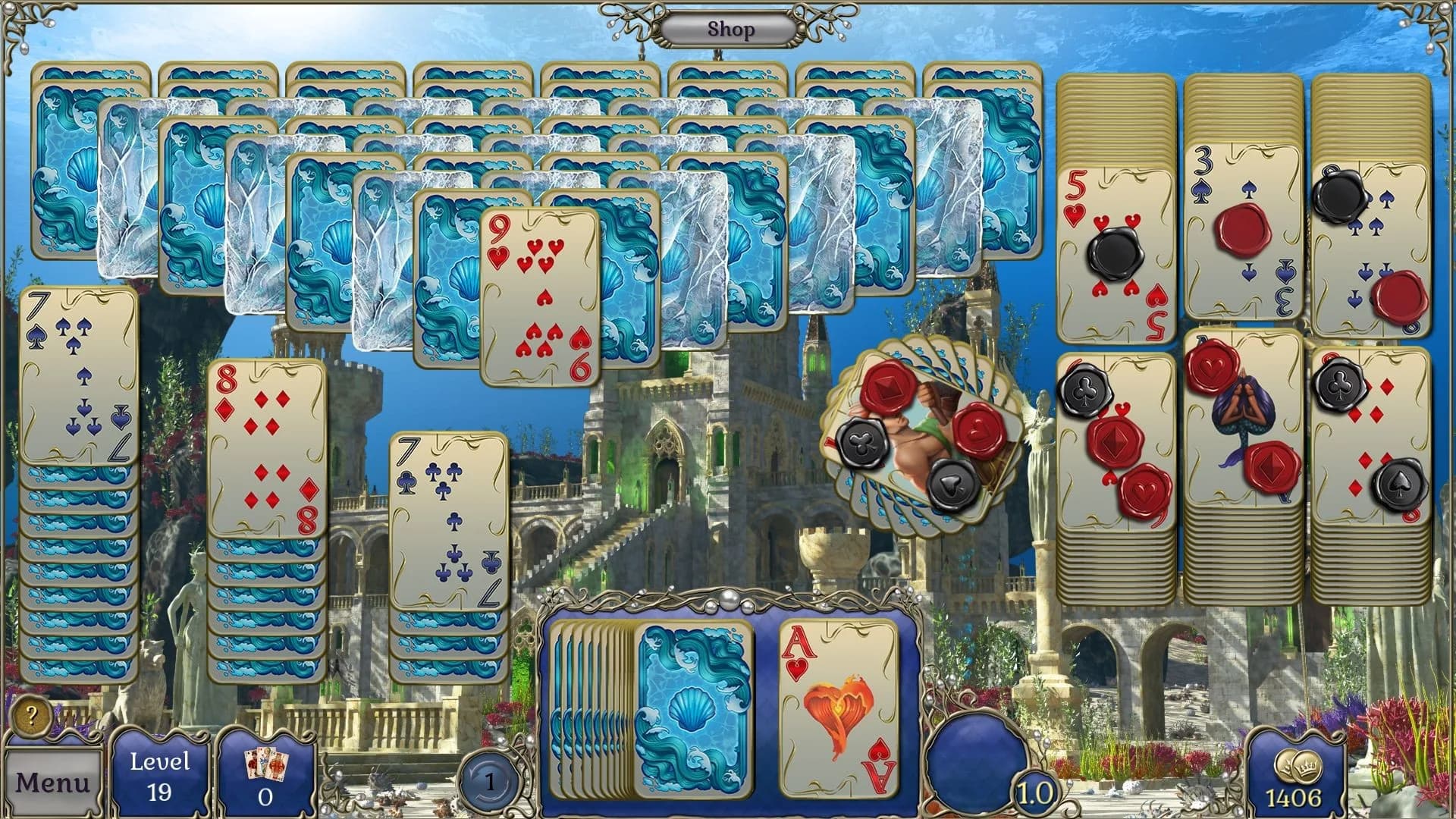 Jewel Match Atlantis Solitaire 2 - Collector's Edition görsel 3