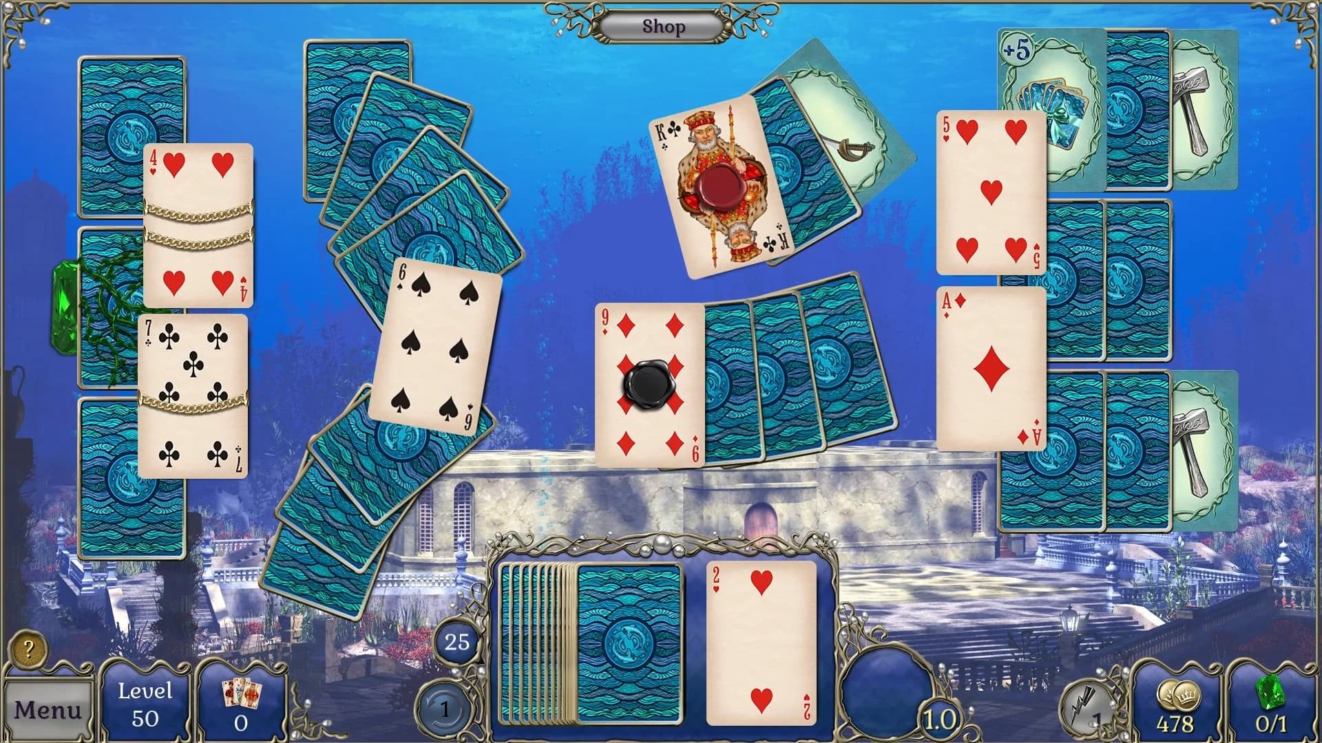Jewel Match Atlantis Solitaire 2 - Collector's Edition görsel 15