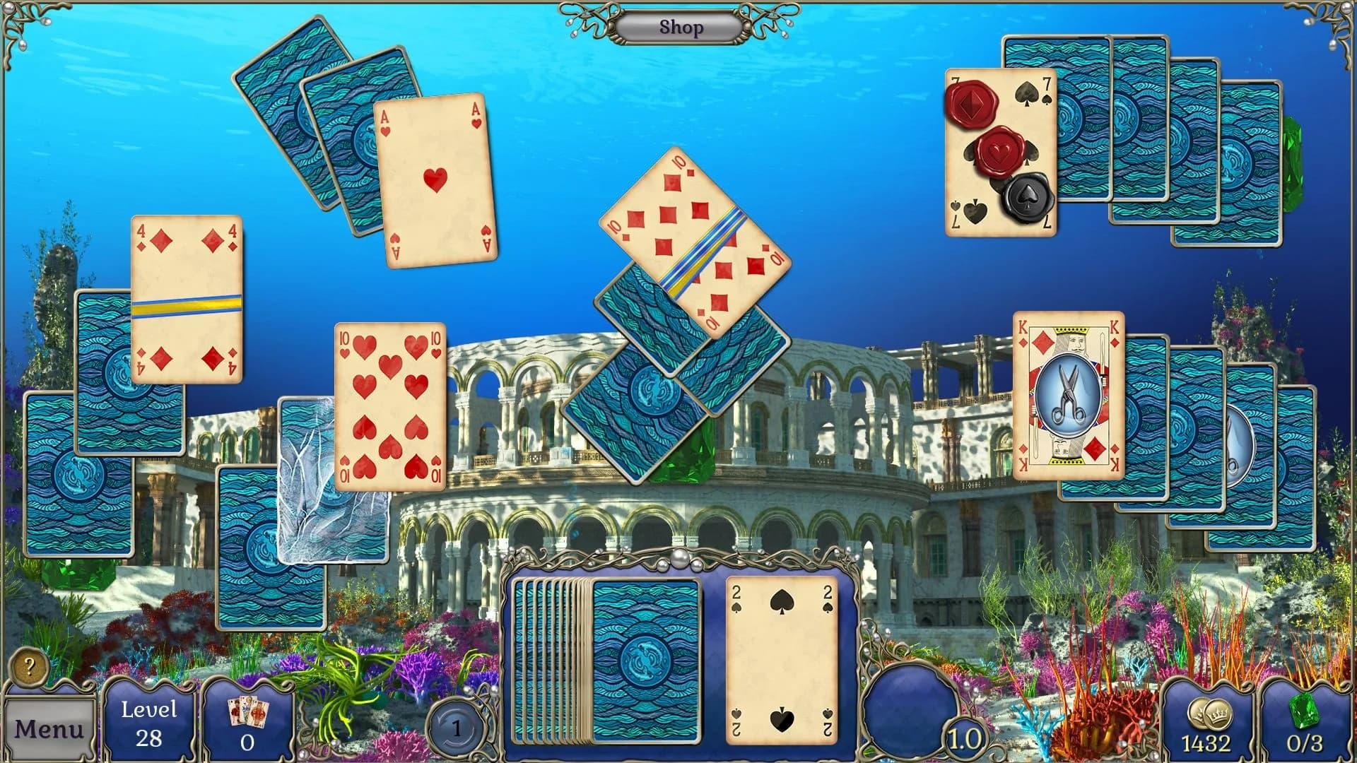 Jewel Match Atlantis Solitaire 2 - Collector's Edition görsel 17