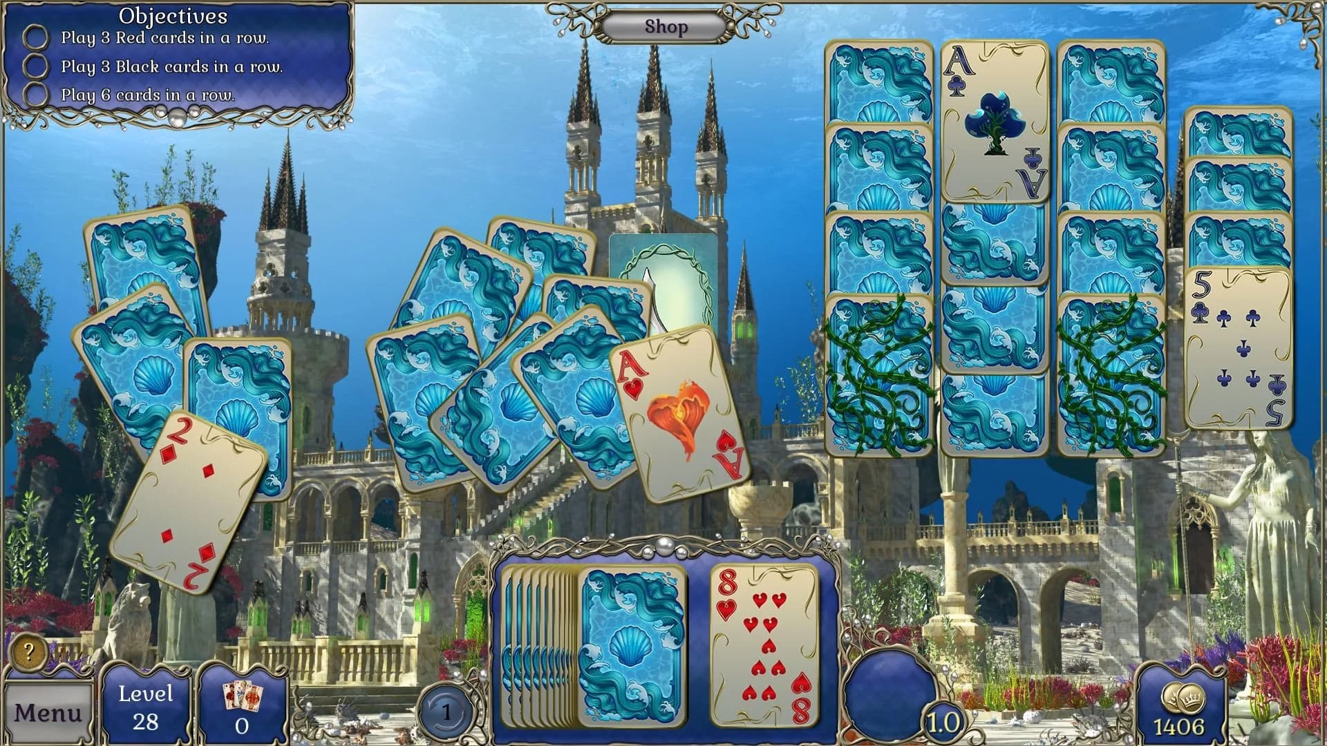Jewel Match Atlantis Solitaire 2 - Collector's Edition görsel 5