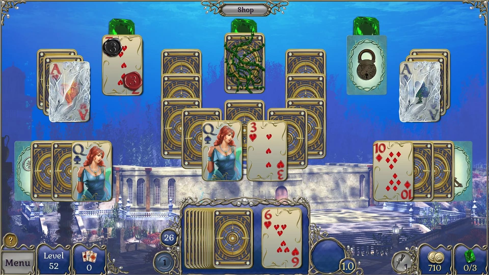 Jewel Match Atlantis Solitaire 2 - Collector's Edition görsel 7