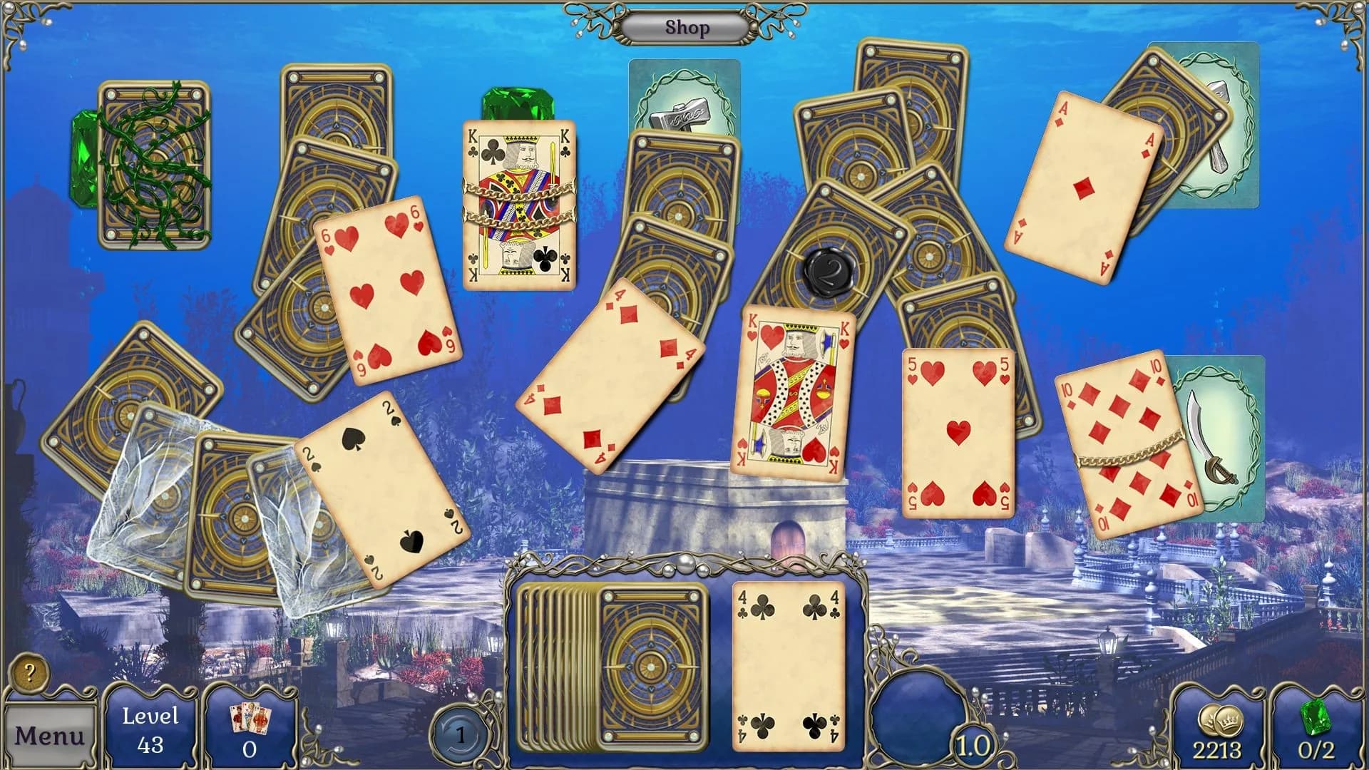 Jewel Match Atlantis Solitaire 2 - Collector's Edition görsel 9