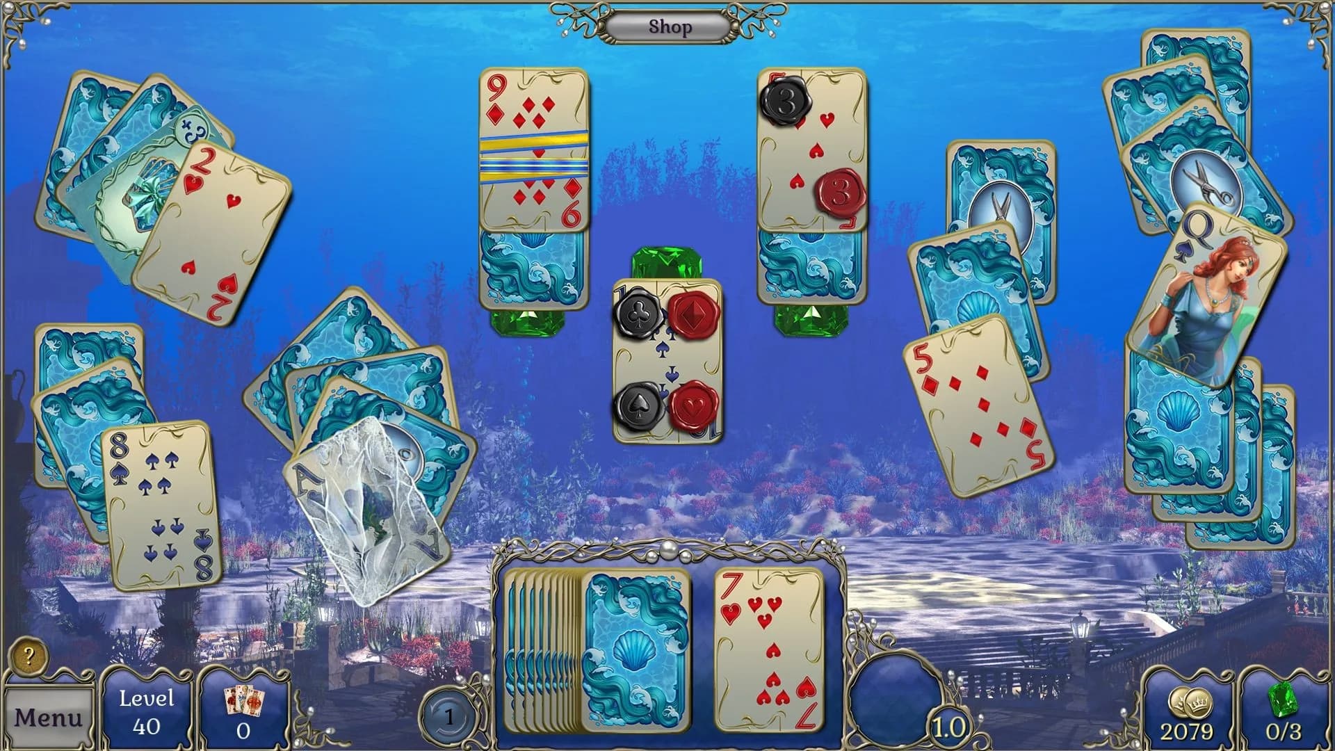 Jewel Match Atlantis Solitaire 2 - Collector's Edition görsel 11