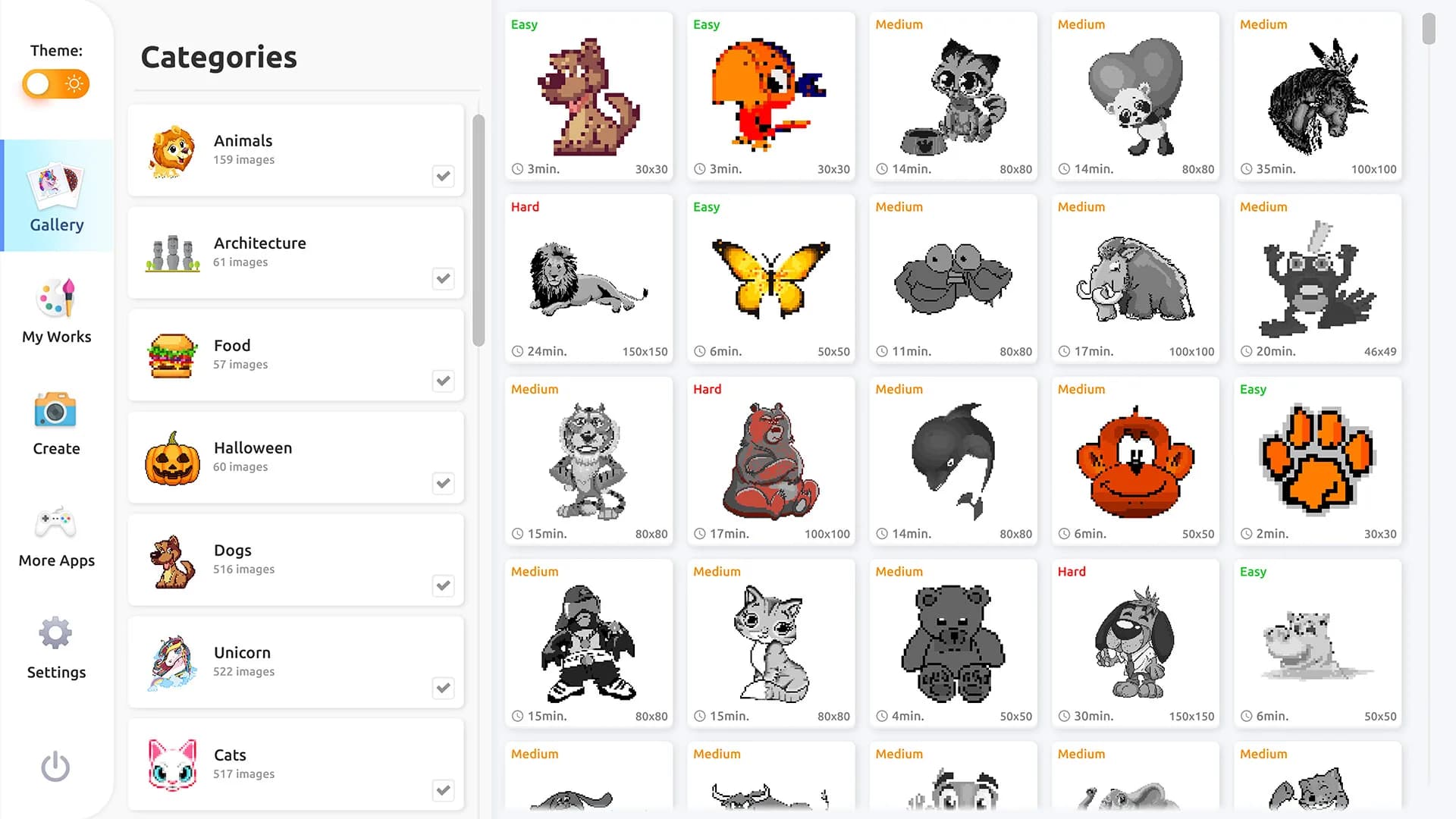 Pixel Art Coloring Book görsel 4