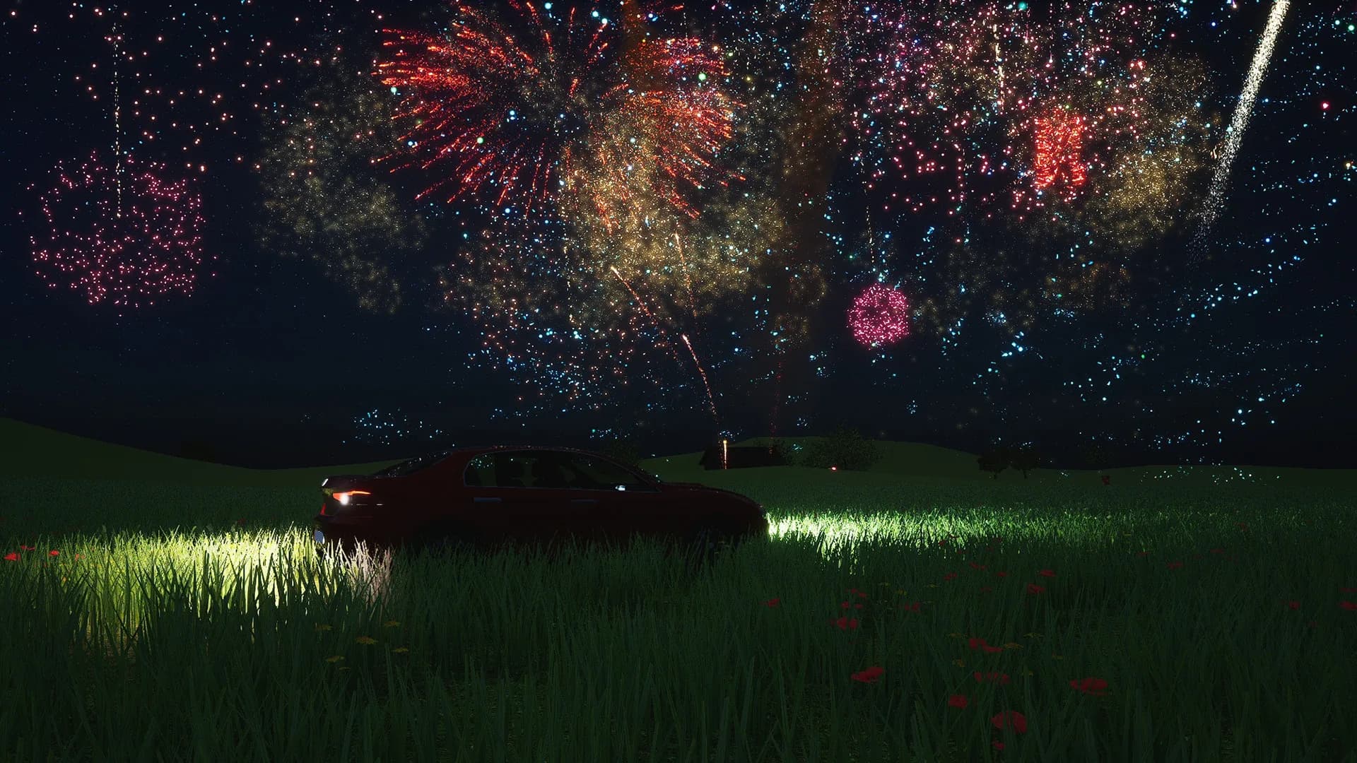 Fireworks Simulator: Realistic görsel 4