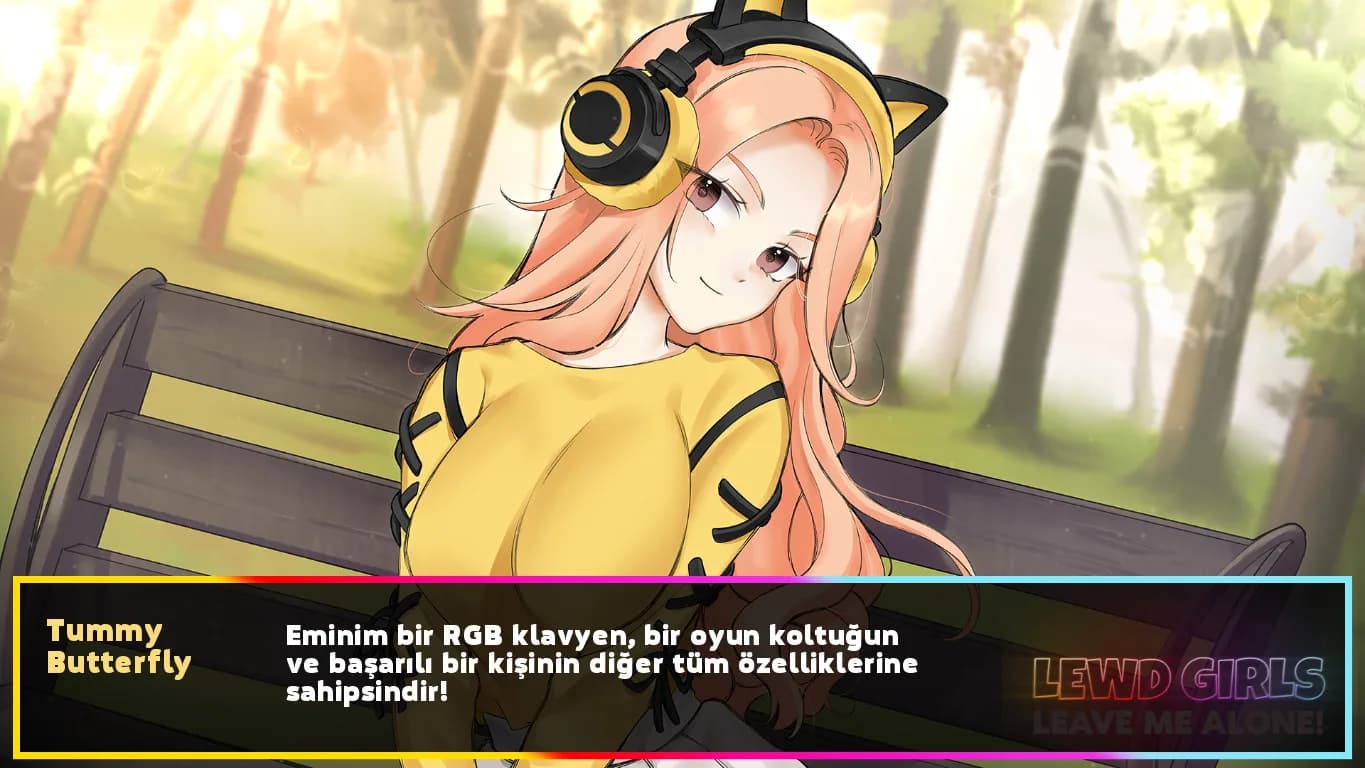 Müstehcen kızlar, beni yalnız bırakın! Ben sadece Oyun Oynamak ve Anime İzlemek istiyorum! – Hentai Sürümü görsel 2