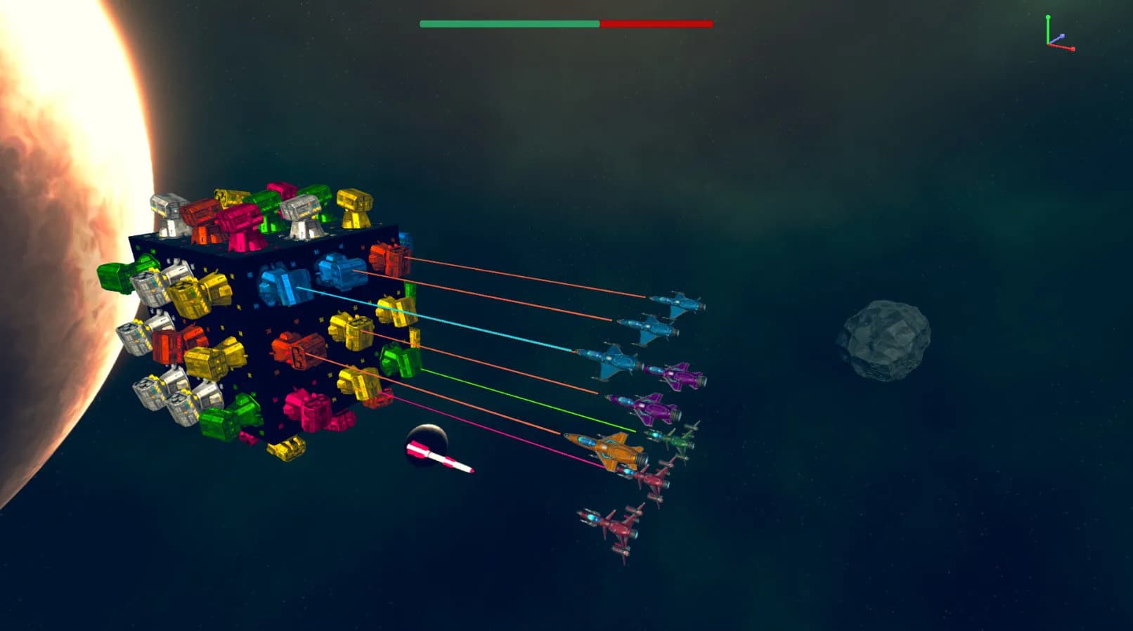 Space Cube Tower Defense görsel 2