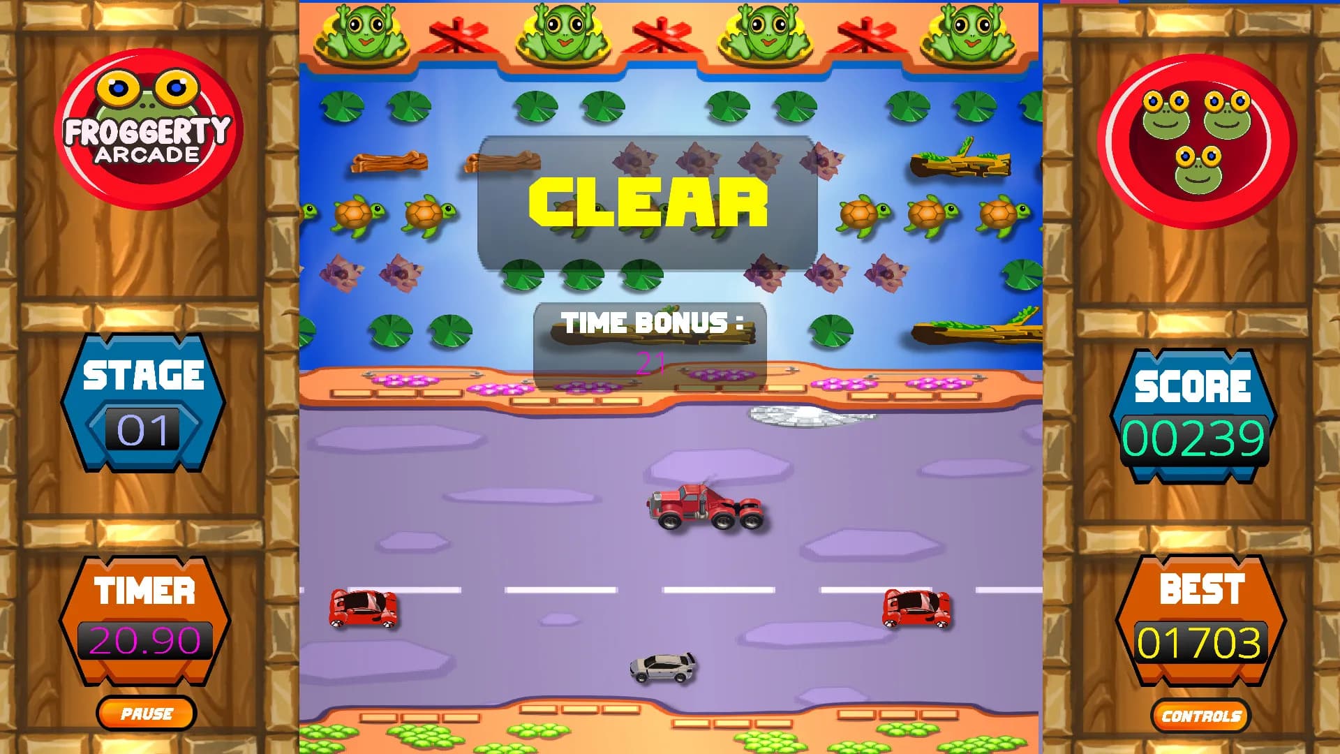 Froggerty Arcade (Triple Game Pack) görsel 10