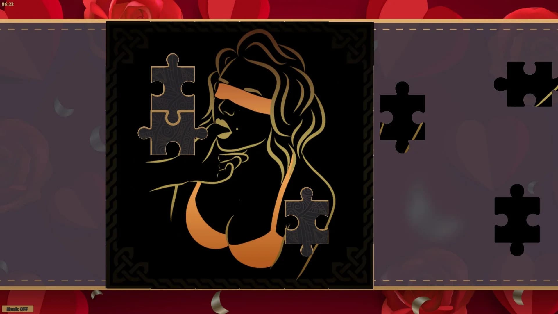 LineArt Jigsaw Puzzle - Erotica Valentines görsel 4