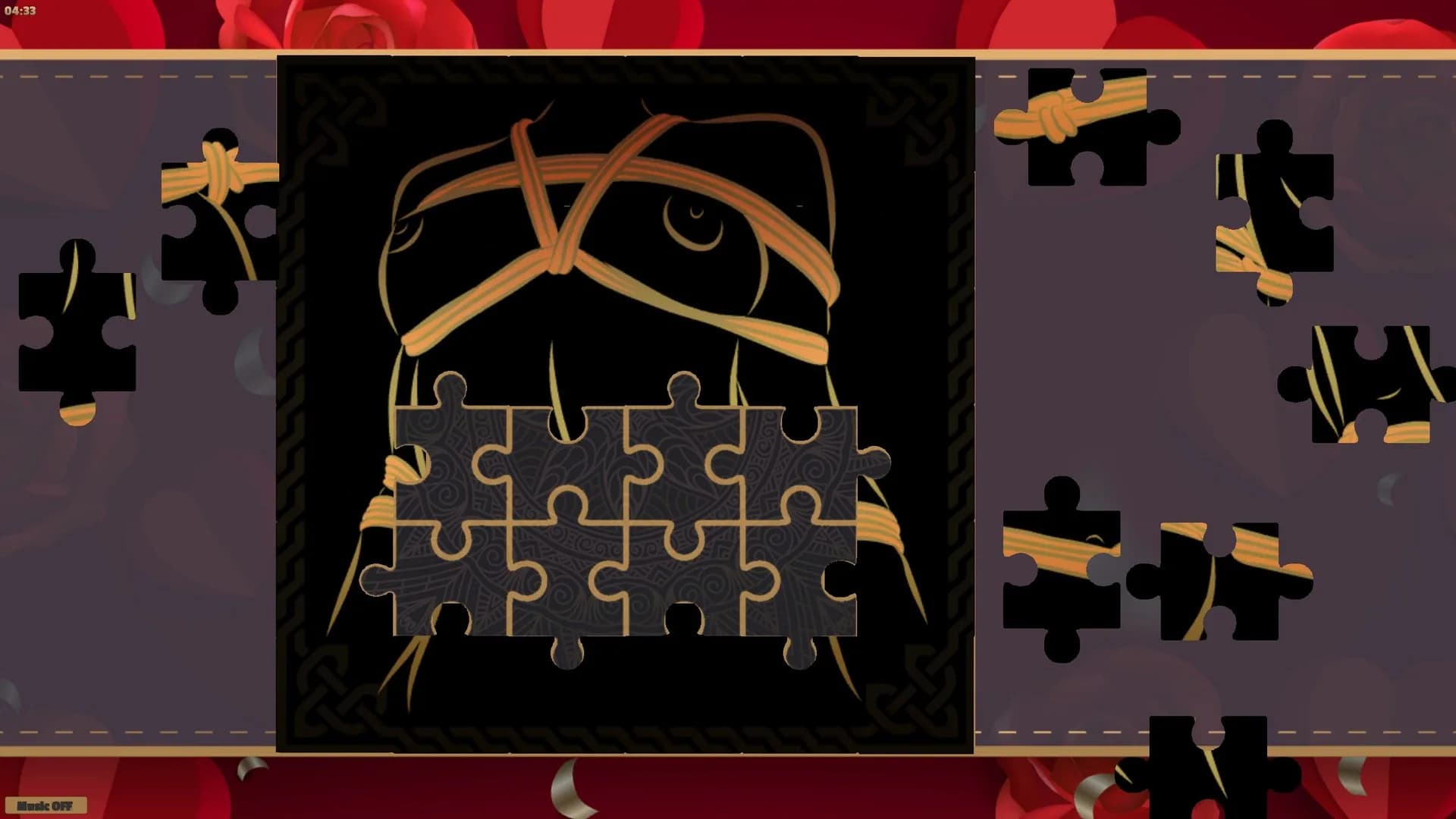LineArt Jigsaw Puzzle - Erotica Valentines görsel 5