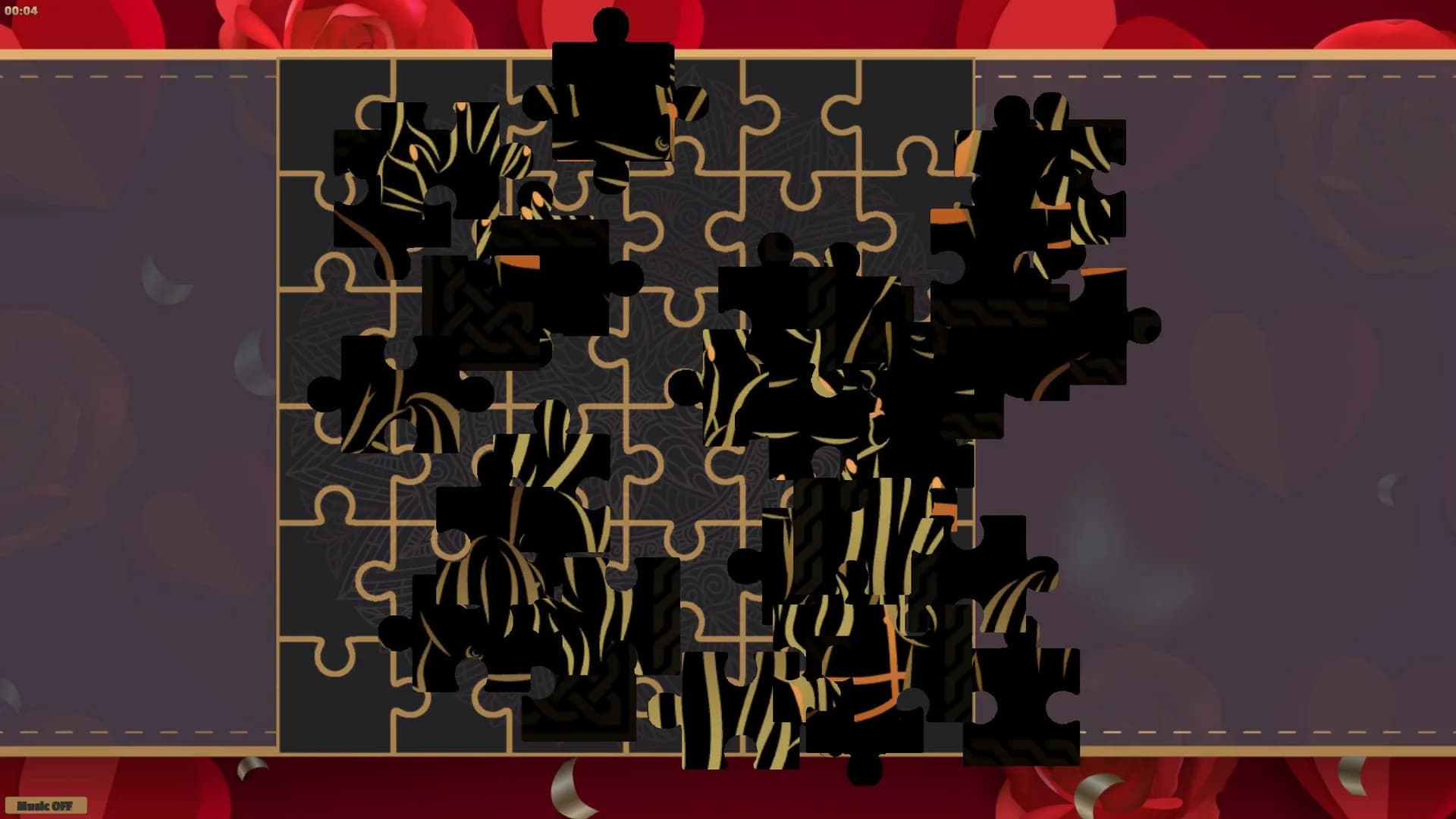 LineArt Jigsaw Puzzle - Erotica Valentines görsel 6